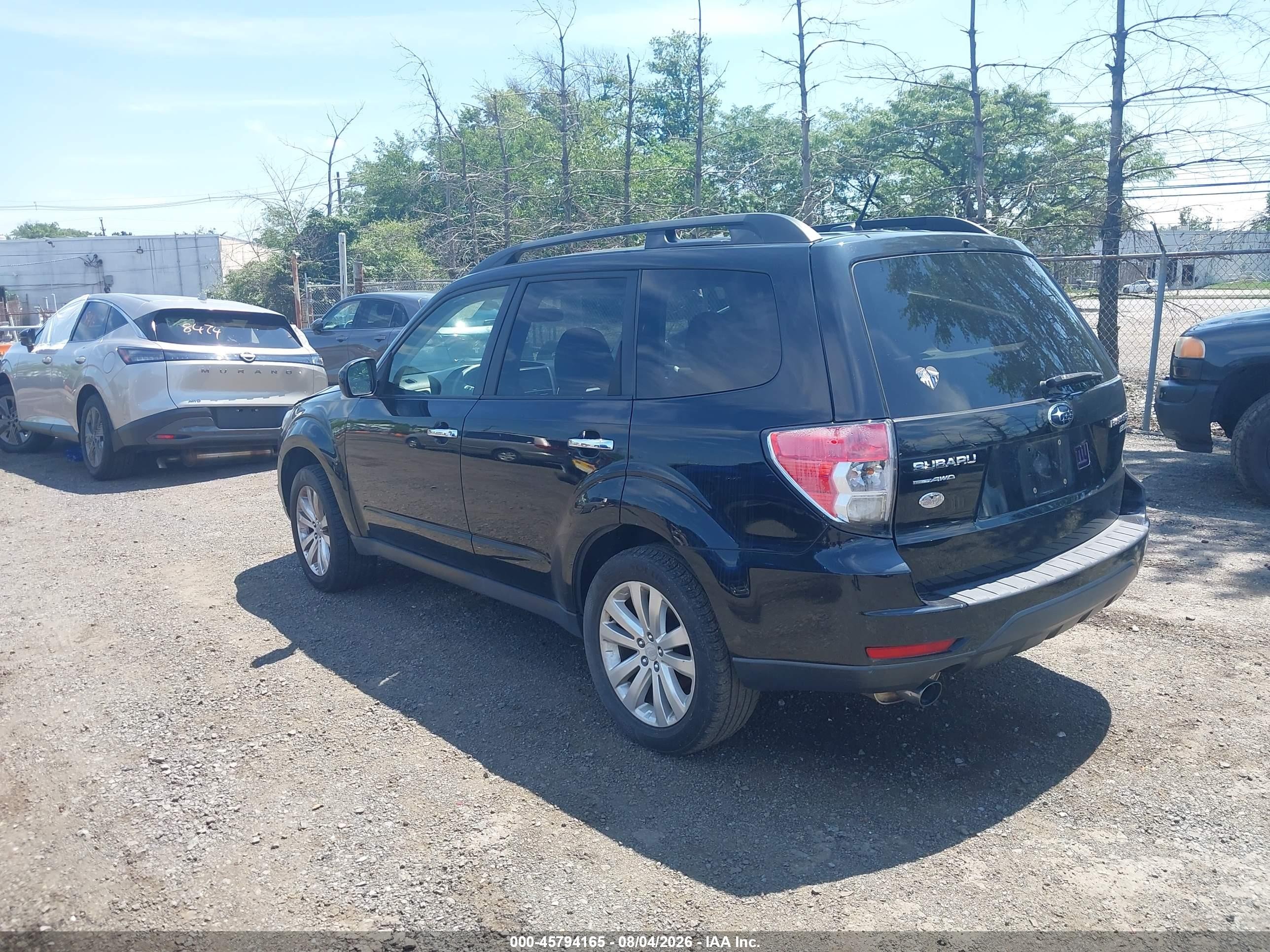 2012 Subaru Forester 2.5x Limited Black vin: JF2SHAEC6CH424607