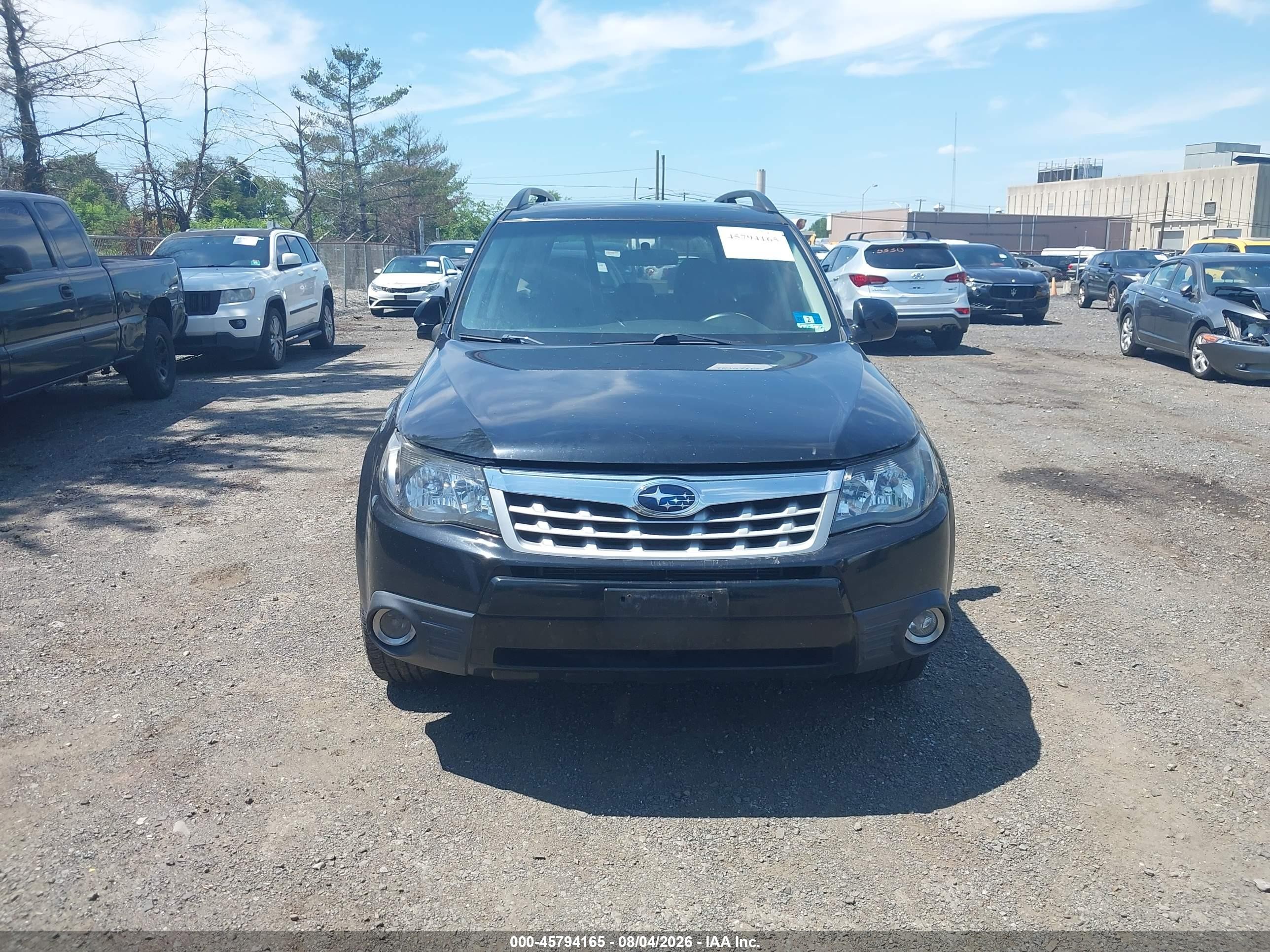 2012 Subaru Forester 2.5x Limited Black vin: JF2SHAEC6CH424607