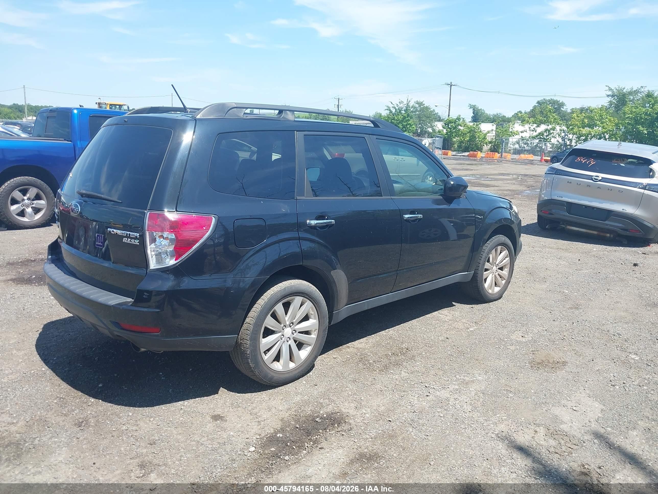 2012 Subaru Forester 2.5x Limited Black vin: JF2SHAEC6CH424607