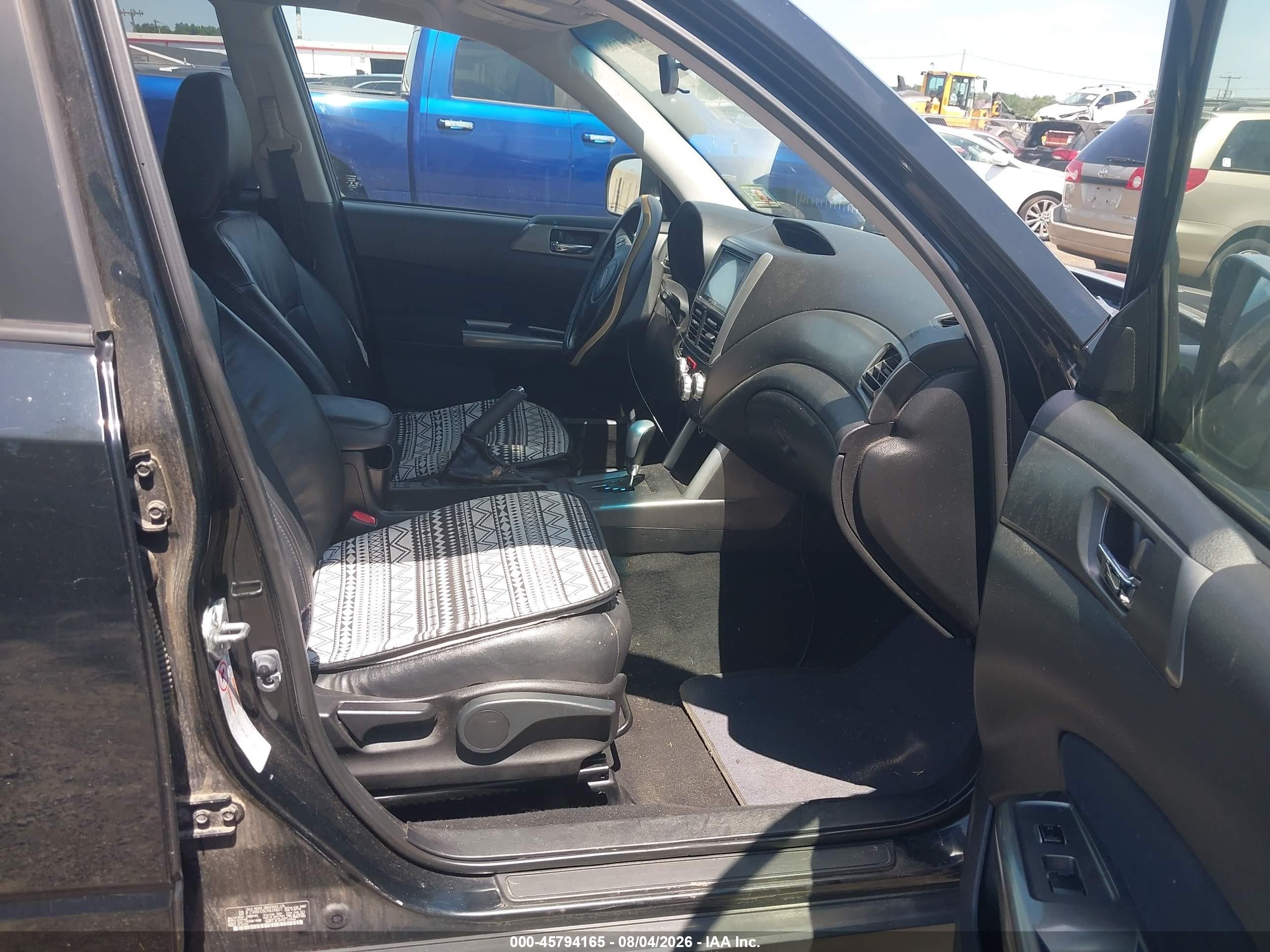2012 Subaru Forester 2.5x Limited Black vin: JF2SHAEC6CH424607
