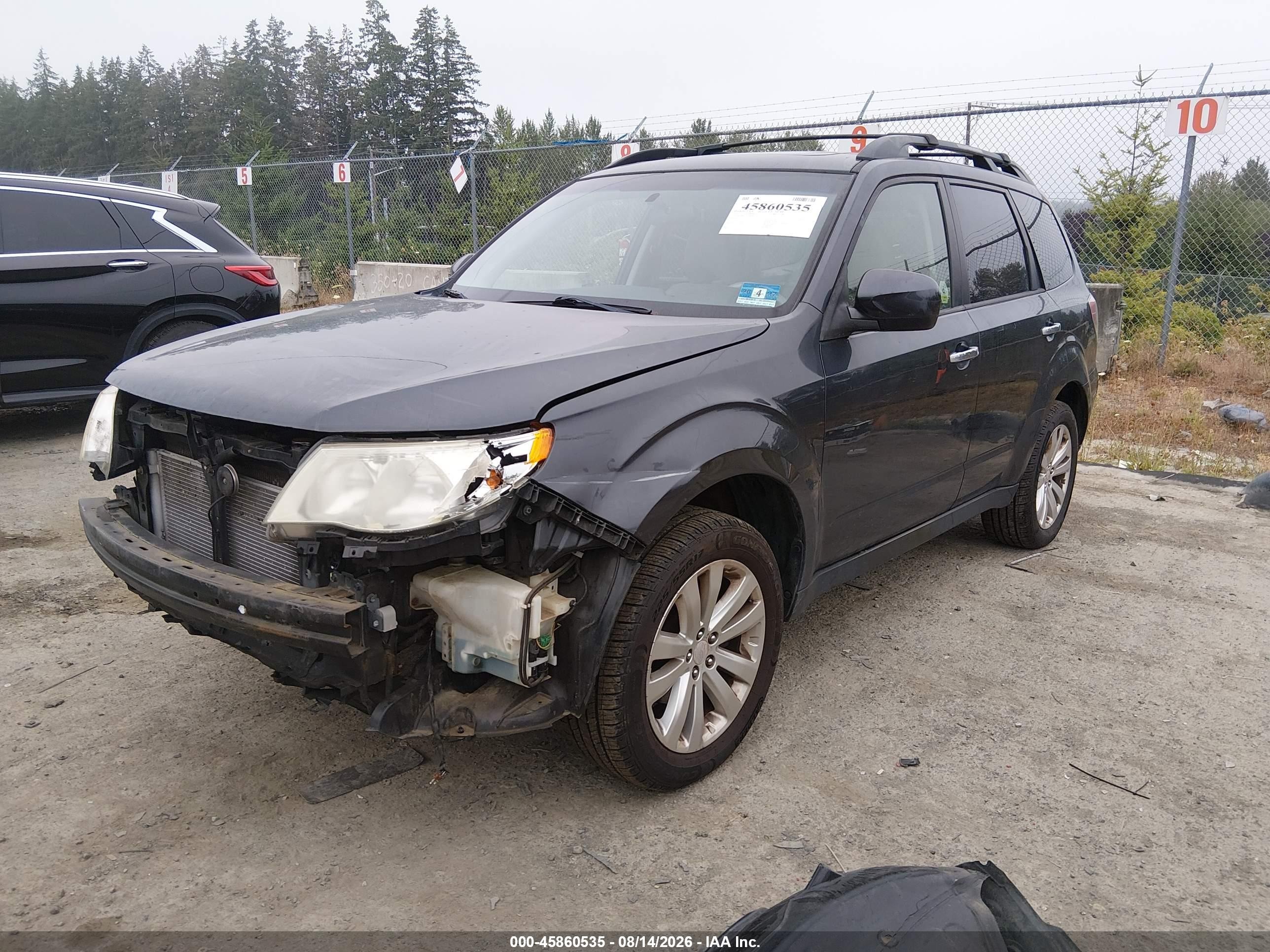 2012 Subaru Forester 2.5x Limited Gray vin: JF2SHAEC6CH450527