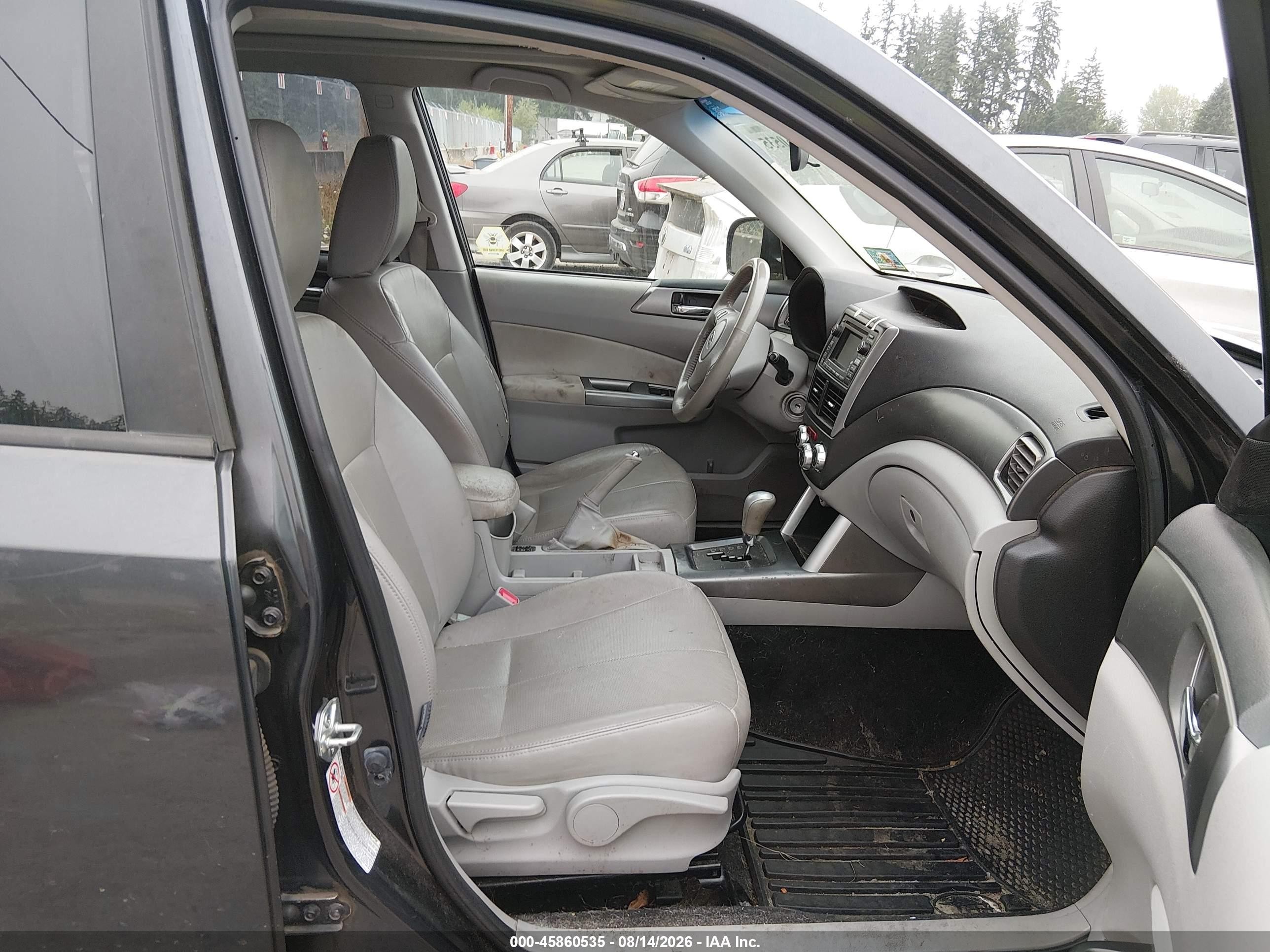 2012 Subaru Forester 2.5x Limited Gray vin: JF2SHAEC6CH450527