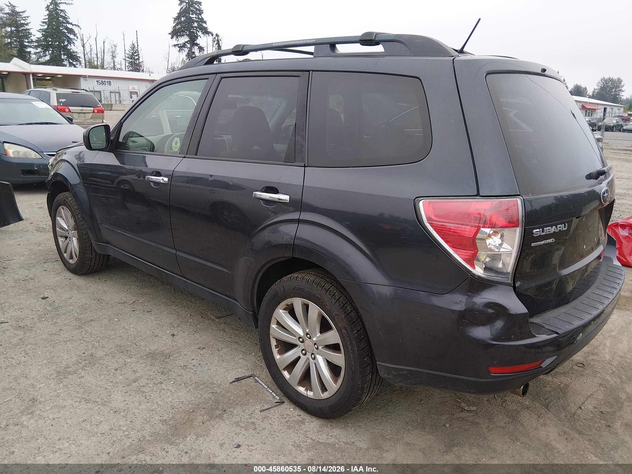2012 Subaru Forester 2.5x Limited Gray vin: JF2SHAEC6CH450527