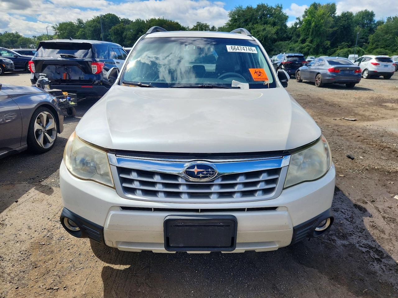 2011 Subaru Forester Limited White vin: JF2SHAEC7BH782720