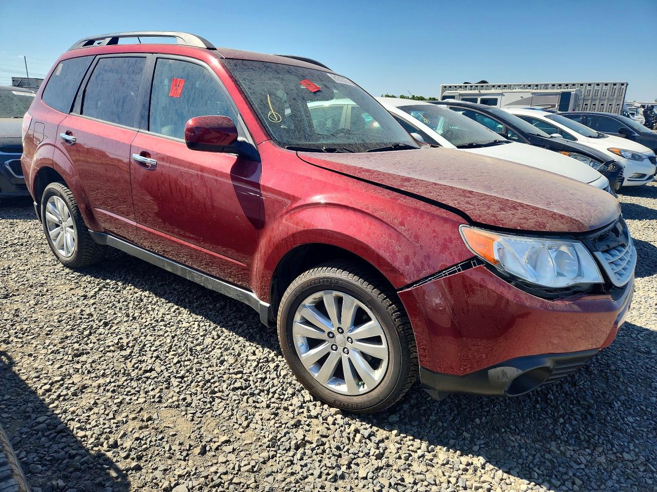 2012 Subaru Forester Limited Красный vin: JF2SHAEC7CH435454