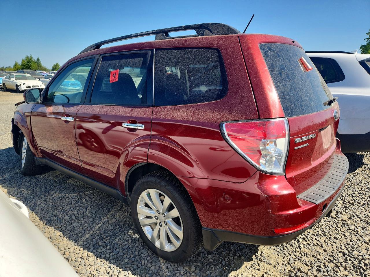2012 Subaru Forester Limited Красный vin: JF2SHAEC7CH435454