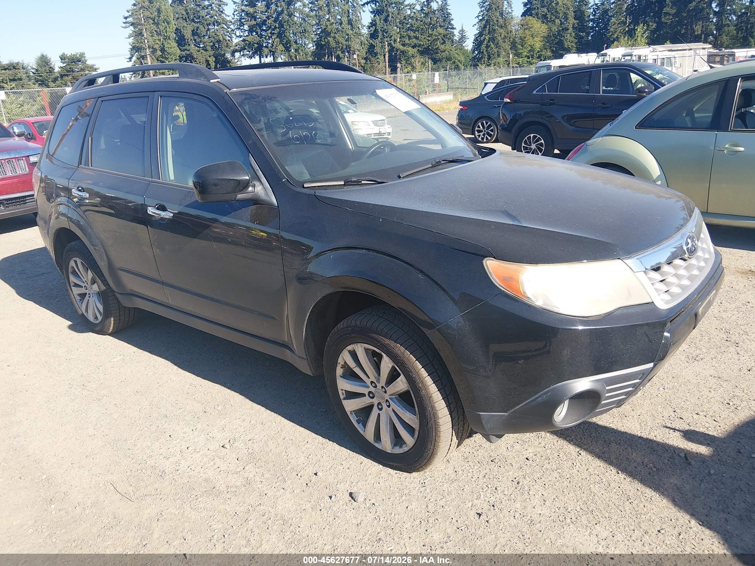 2012 Subaru Forester 2.5x Limited Black vin: JF2SHAECXCH465774