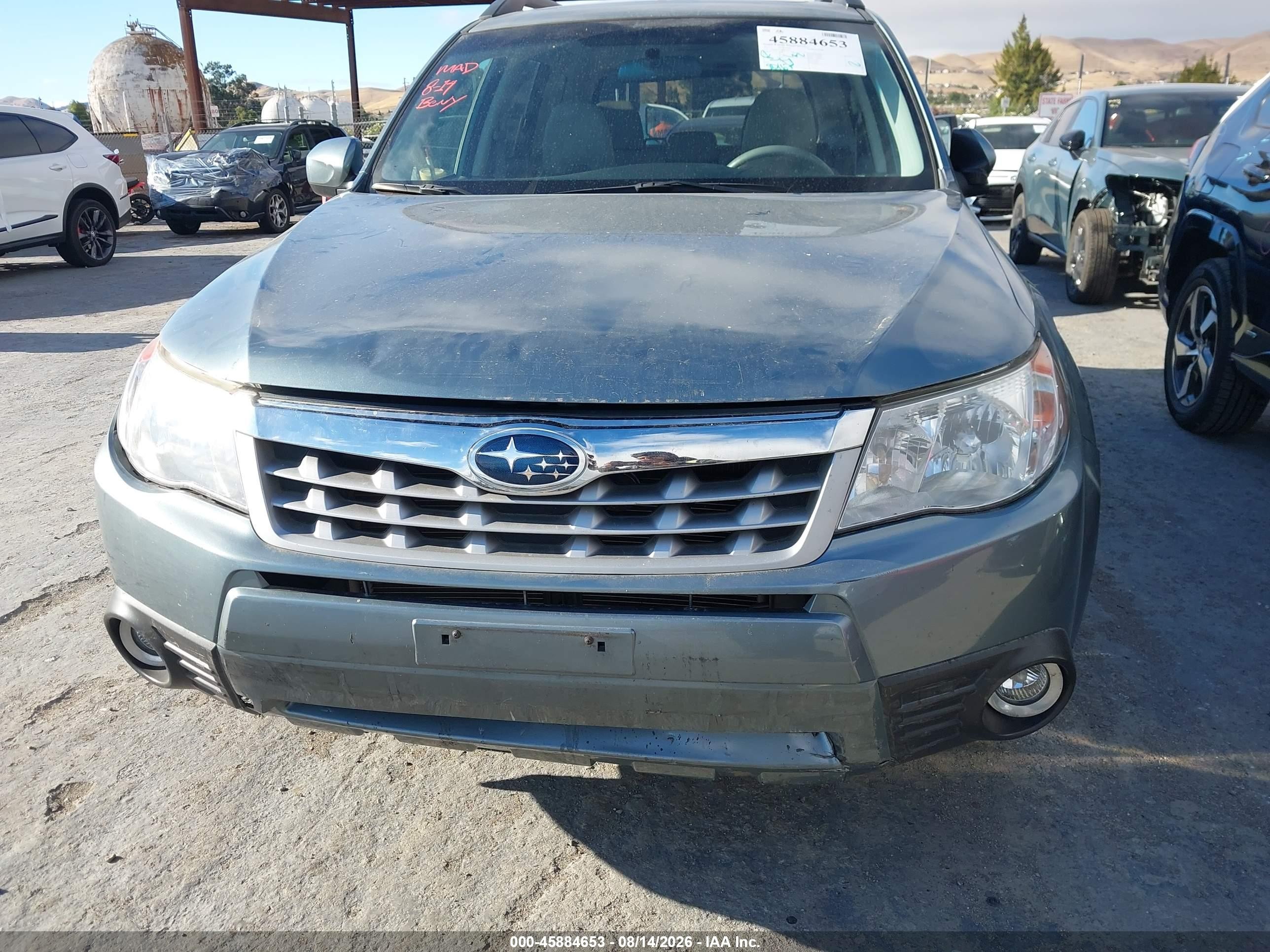 2011 Subaru Forester 2.5x Limited Light Blue vin: JF2SHAFC5BH734664