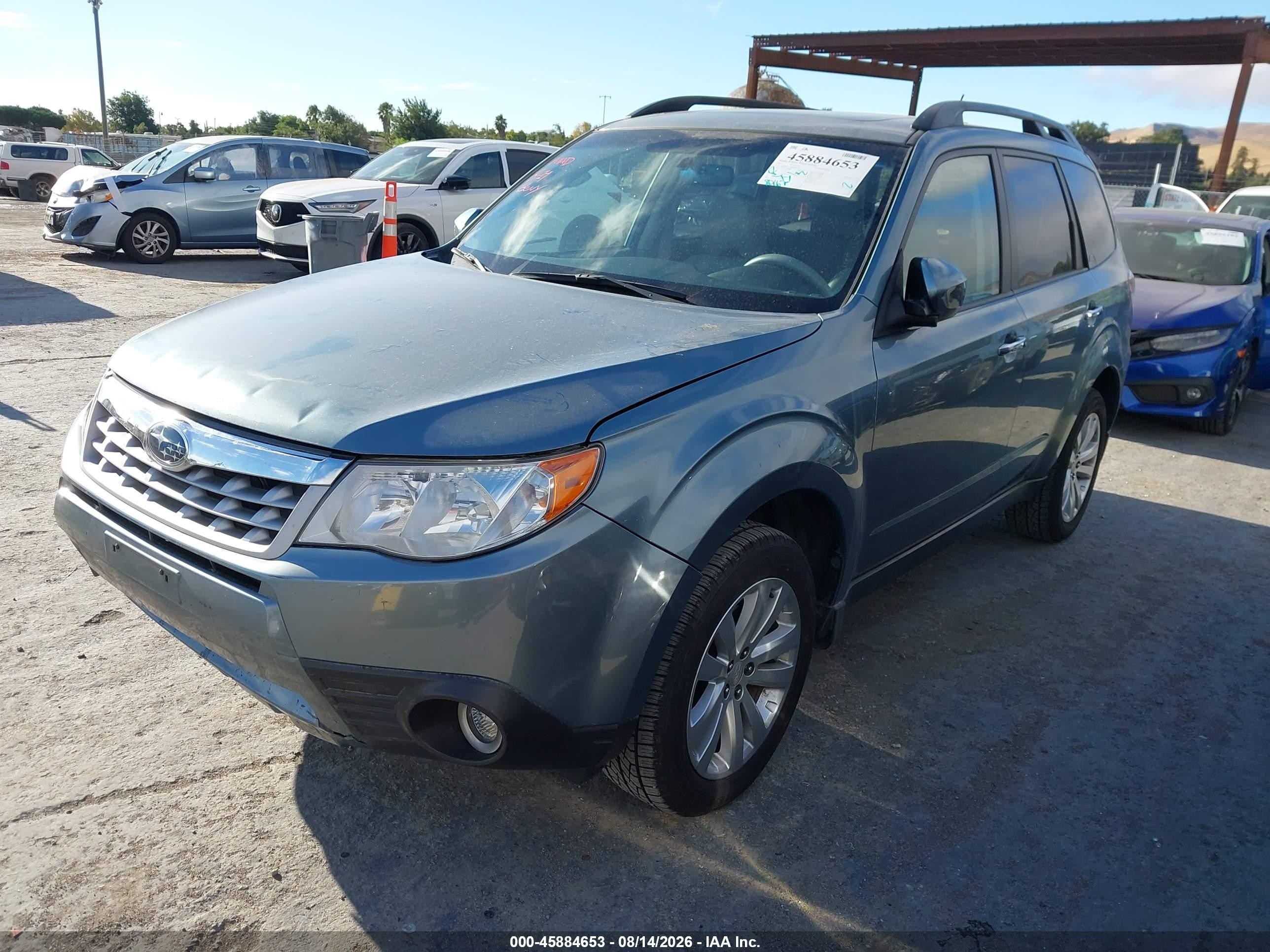 2011 Subaru Forester 2.5x Limited Light Blue vin: JF2SHAFC5BH734664