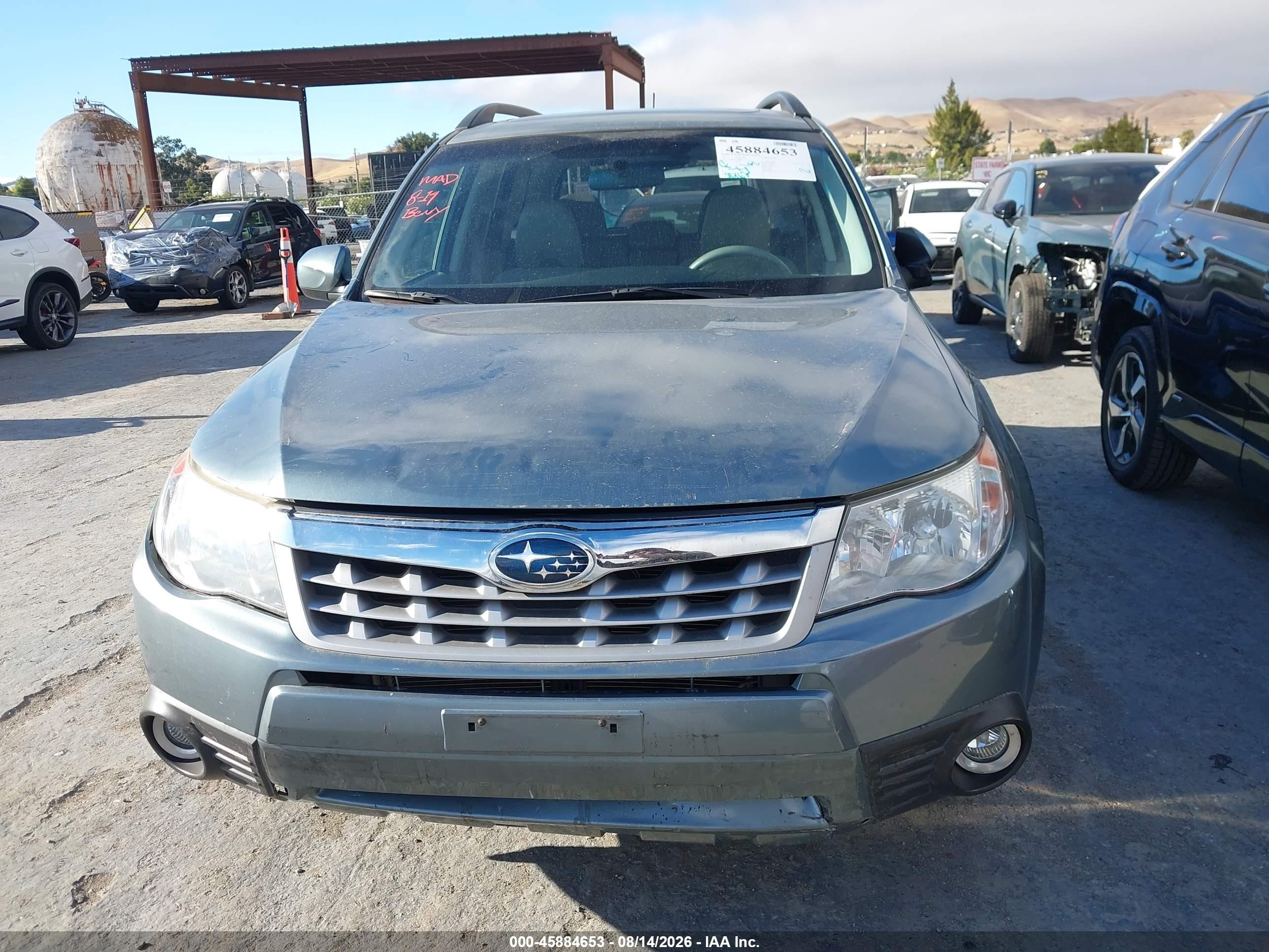 2011 Subaru Forester 2.5x Limited Light Blue vin: JF2SHAFC5BH734664