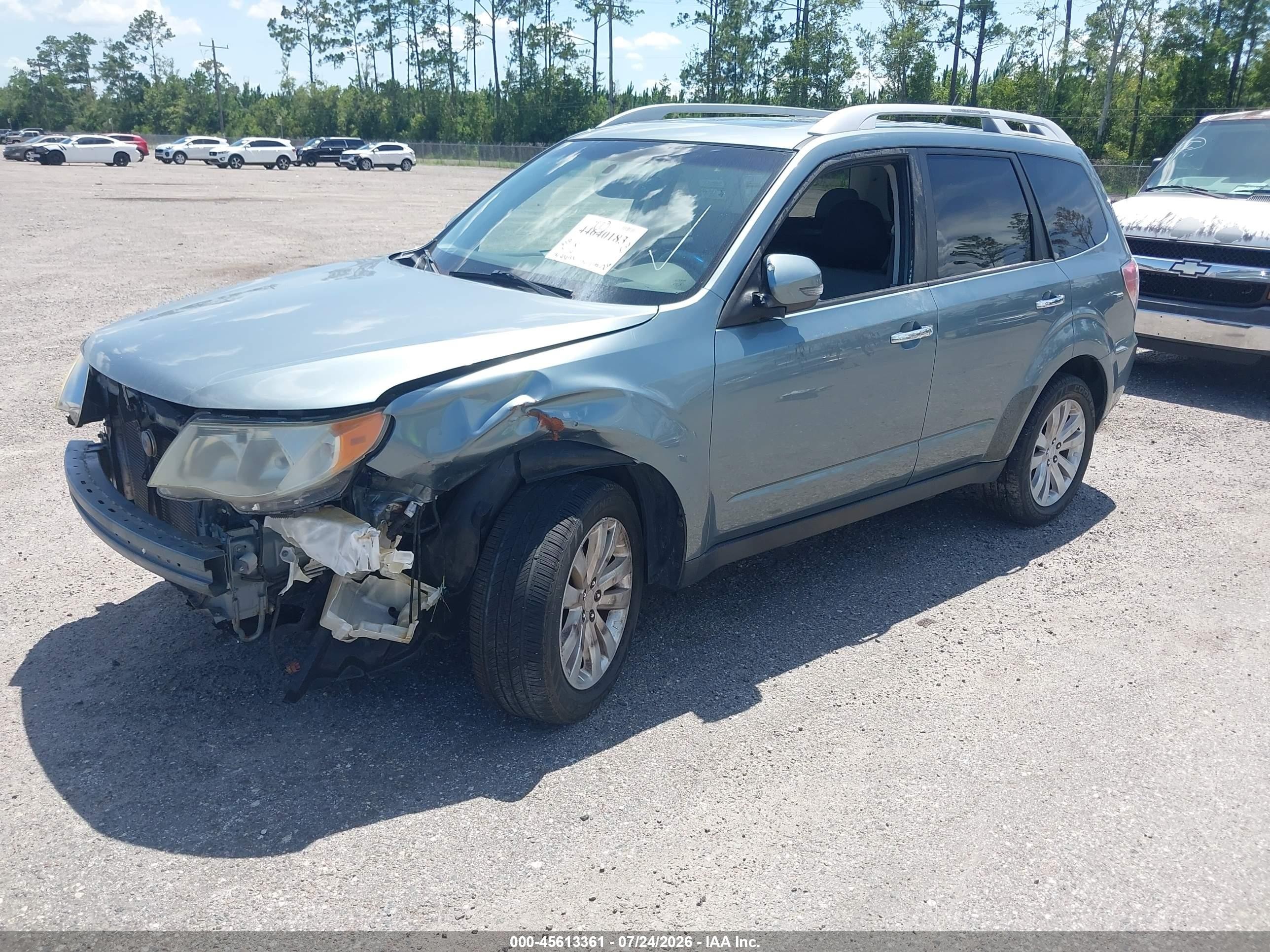 2011 Subaru Forester 2.5x Touring Green vin: JF2SHAGC1BH725457
