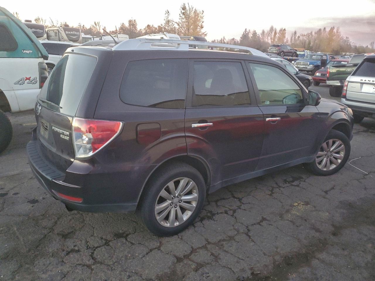 2013 Subaru Forester Touring Purple vin: JF2SHAGC6DH442796