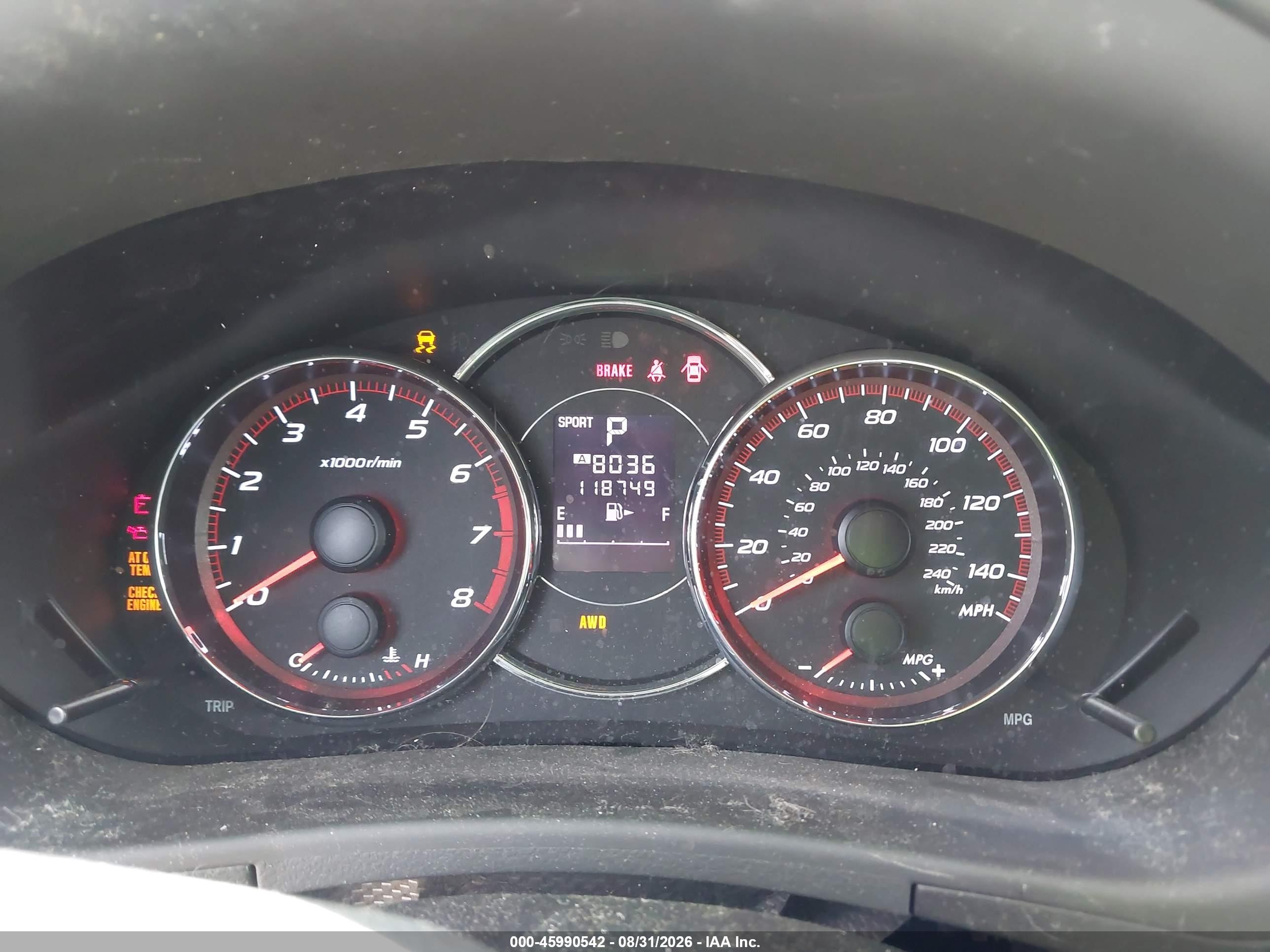 2013 Subaru Forester 2.5x Touring Brown vin: JF2SHAGC8DH411212