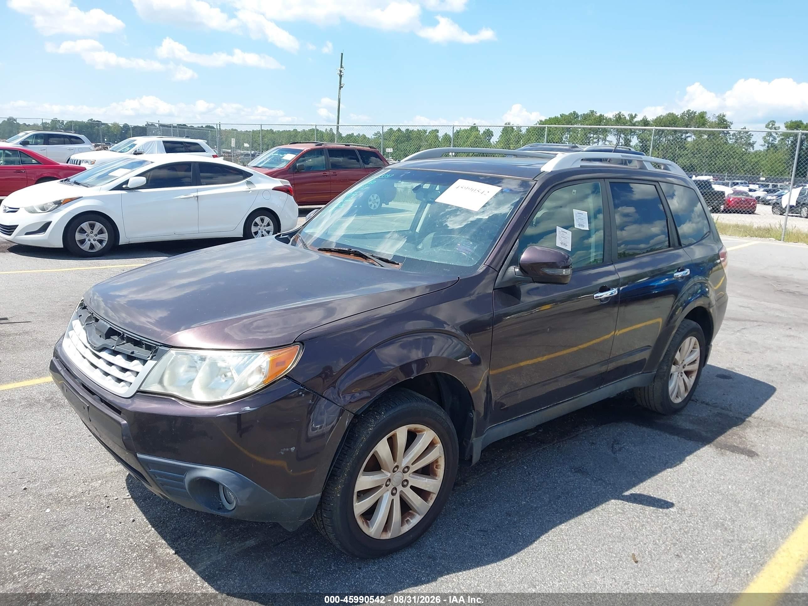 2013 Subaru Forester 2.5x Touring Brown vin: JF2SHAGC8DH411212