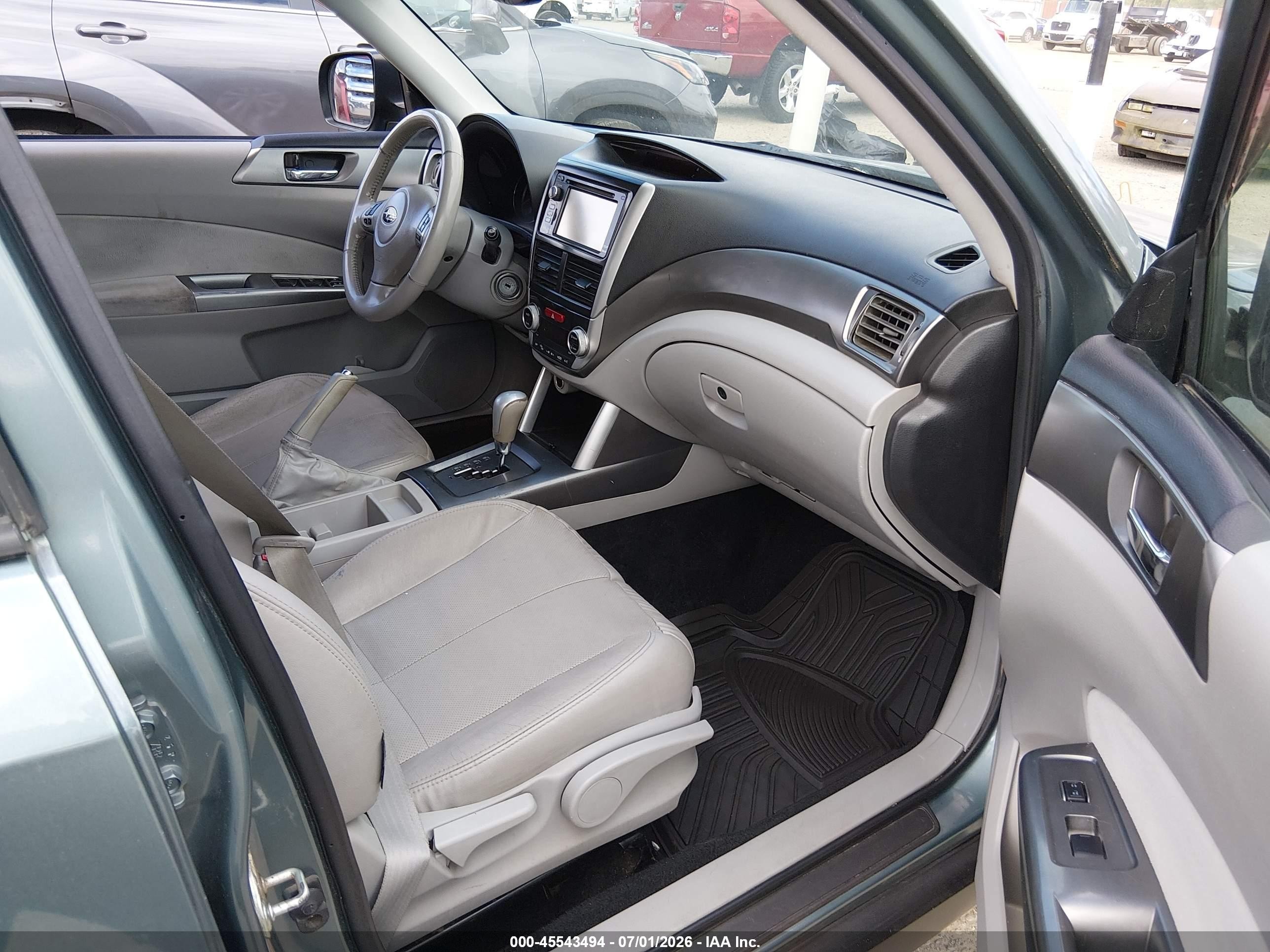 2013 Subaru Forester 2.5x Touring Light Blue vin: JF2SHAHC1DH402432