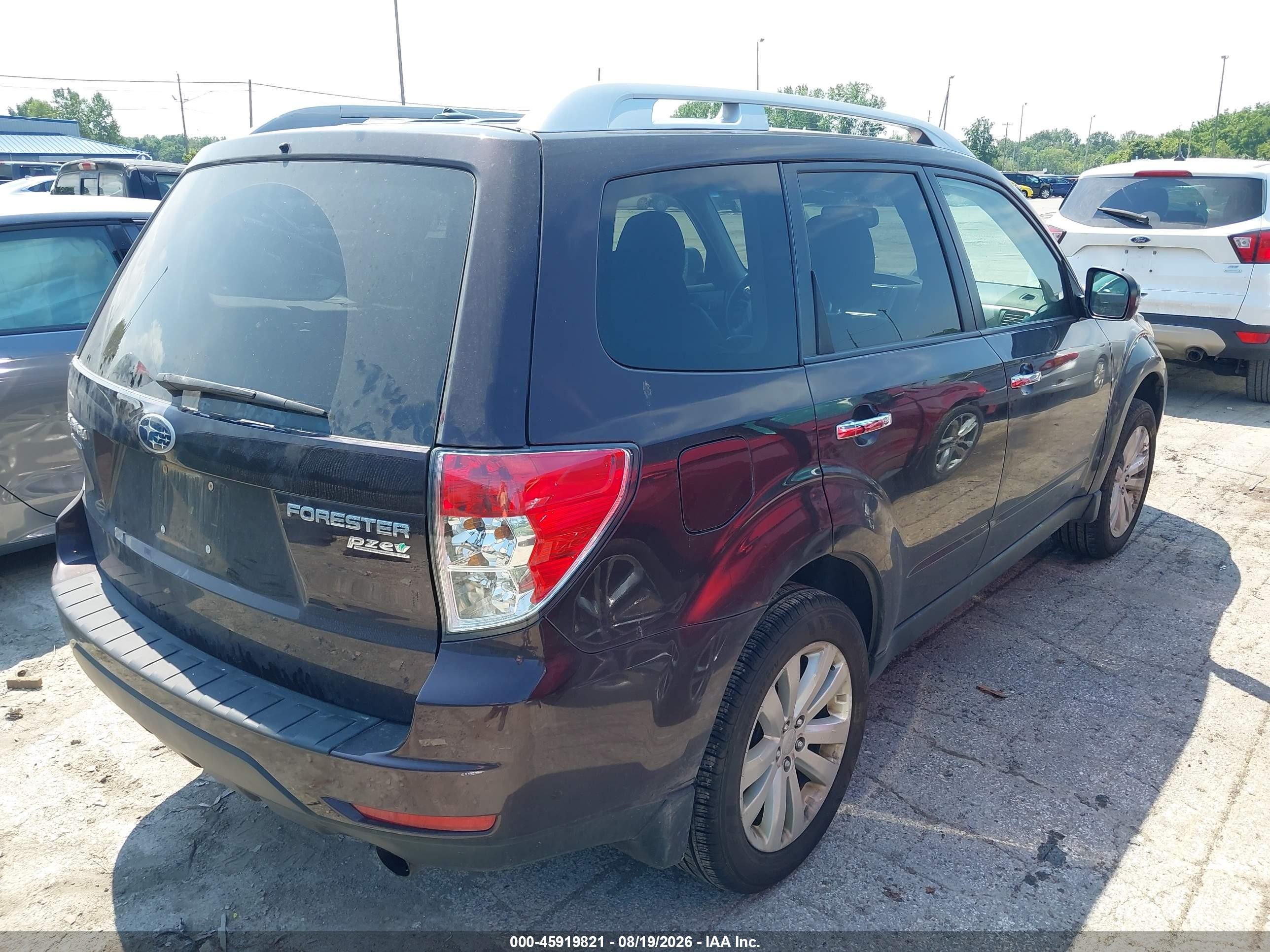 2013 Subaru Forester 2.5x Touring Maroon vin: JF2SHAHC5DH403499