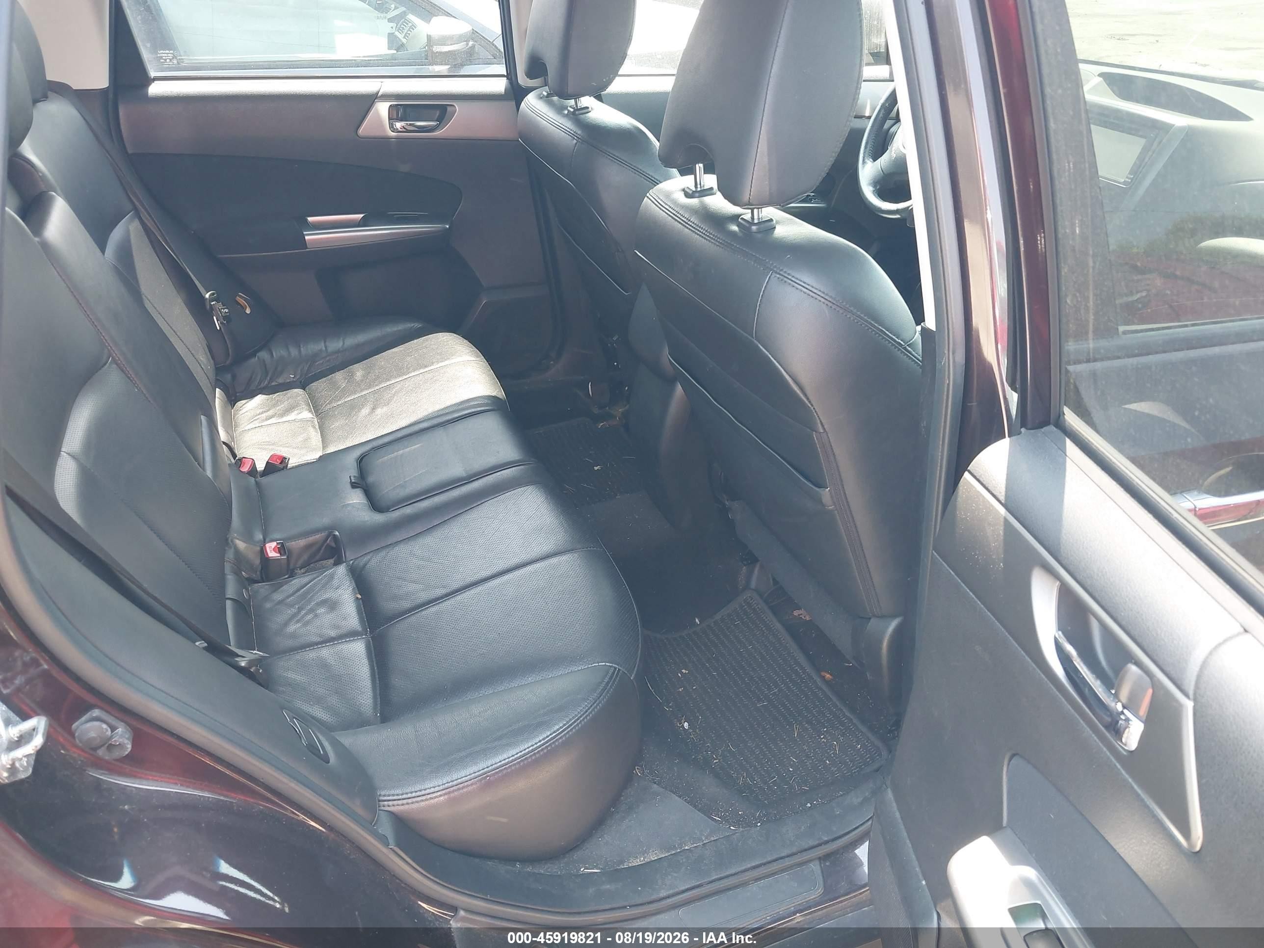 2013 Subaru Forester 2.5x Touring Maroon vin: JF2SHAHC5DH403499