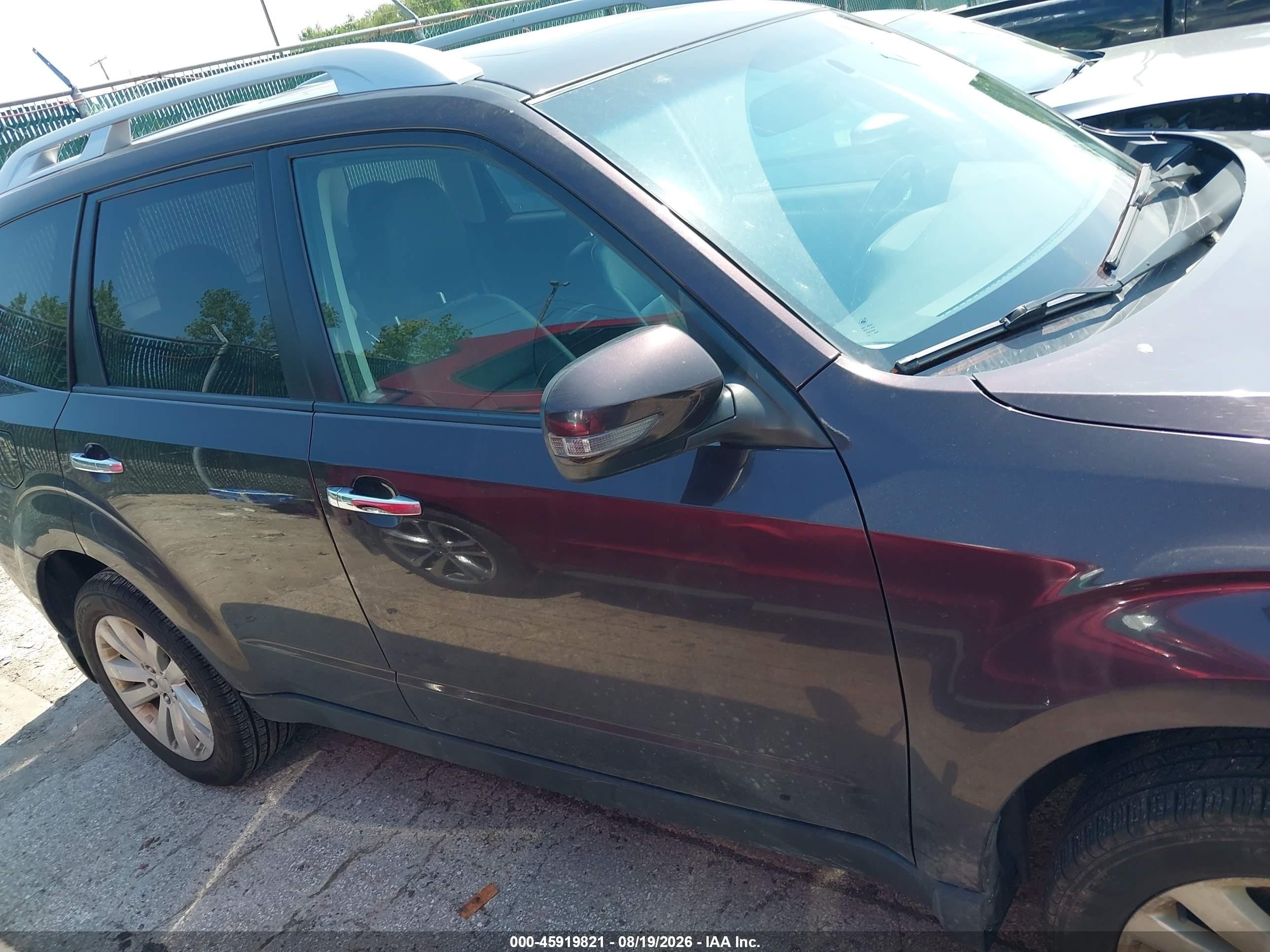 2013 Subaru Forester 2.5x Touring Maroon vin: JF2SHAHC5DH403499