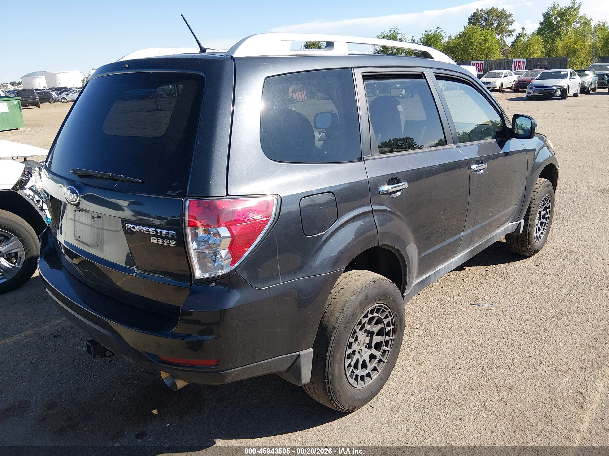 2011 Subaru Forester 2.5x Touring Black vin: JF2SHAHC9BH702006