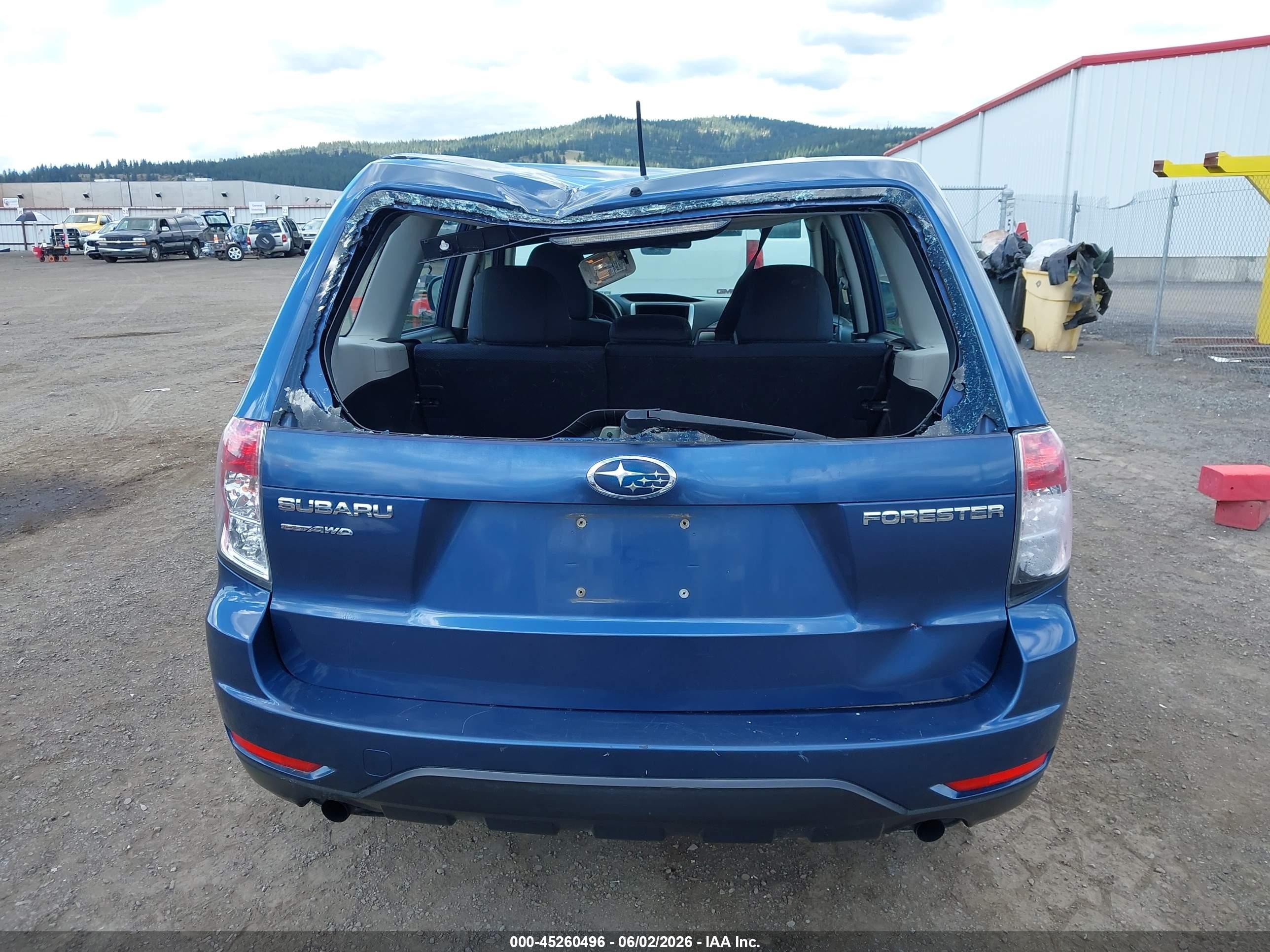 2011 Subaru Forester 2.5x Dark Blue vin: JF2SHBAC3BH720825