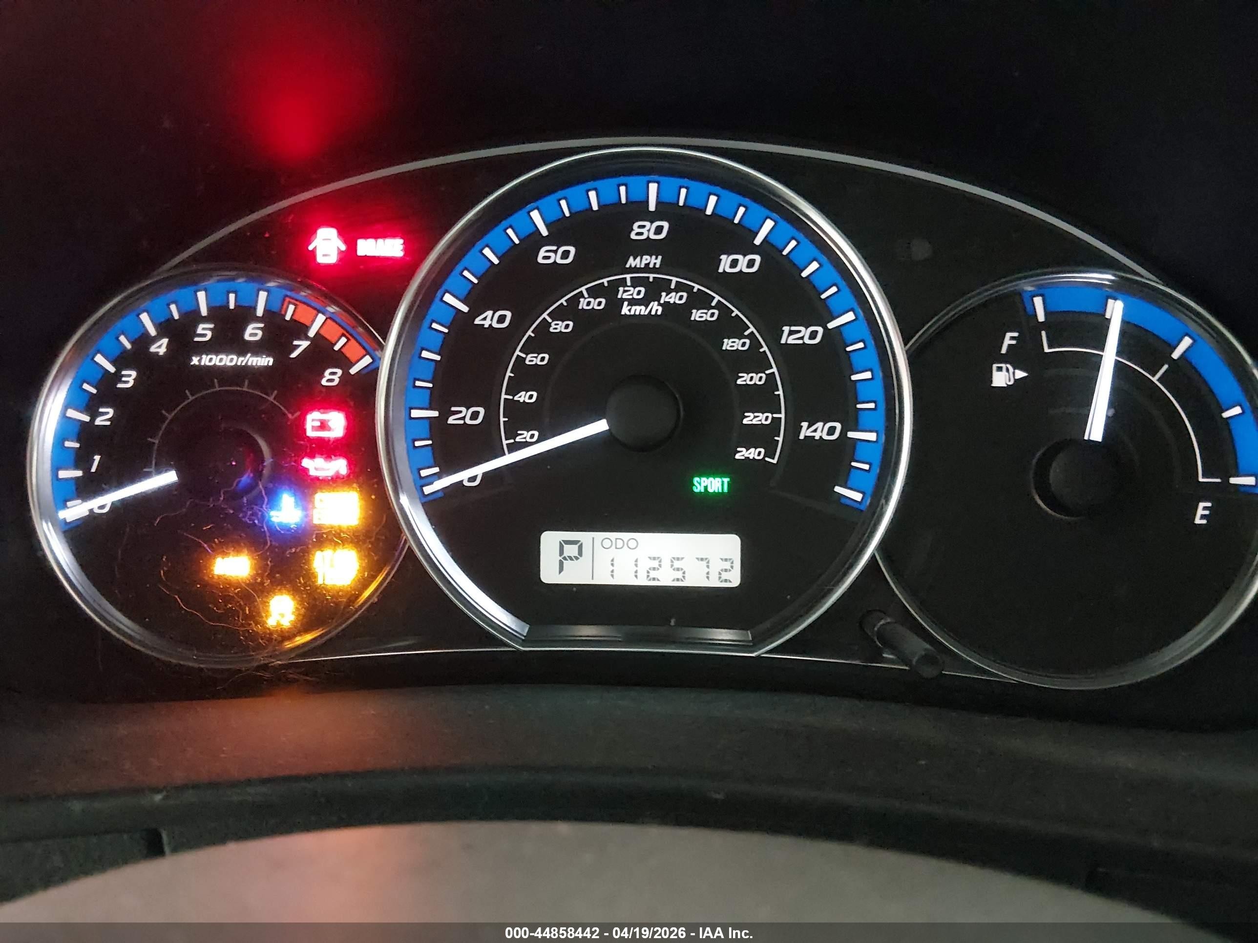 2011 Subaru Forester 2.5x Blue vin: JF2SHBAC8BH715636