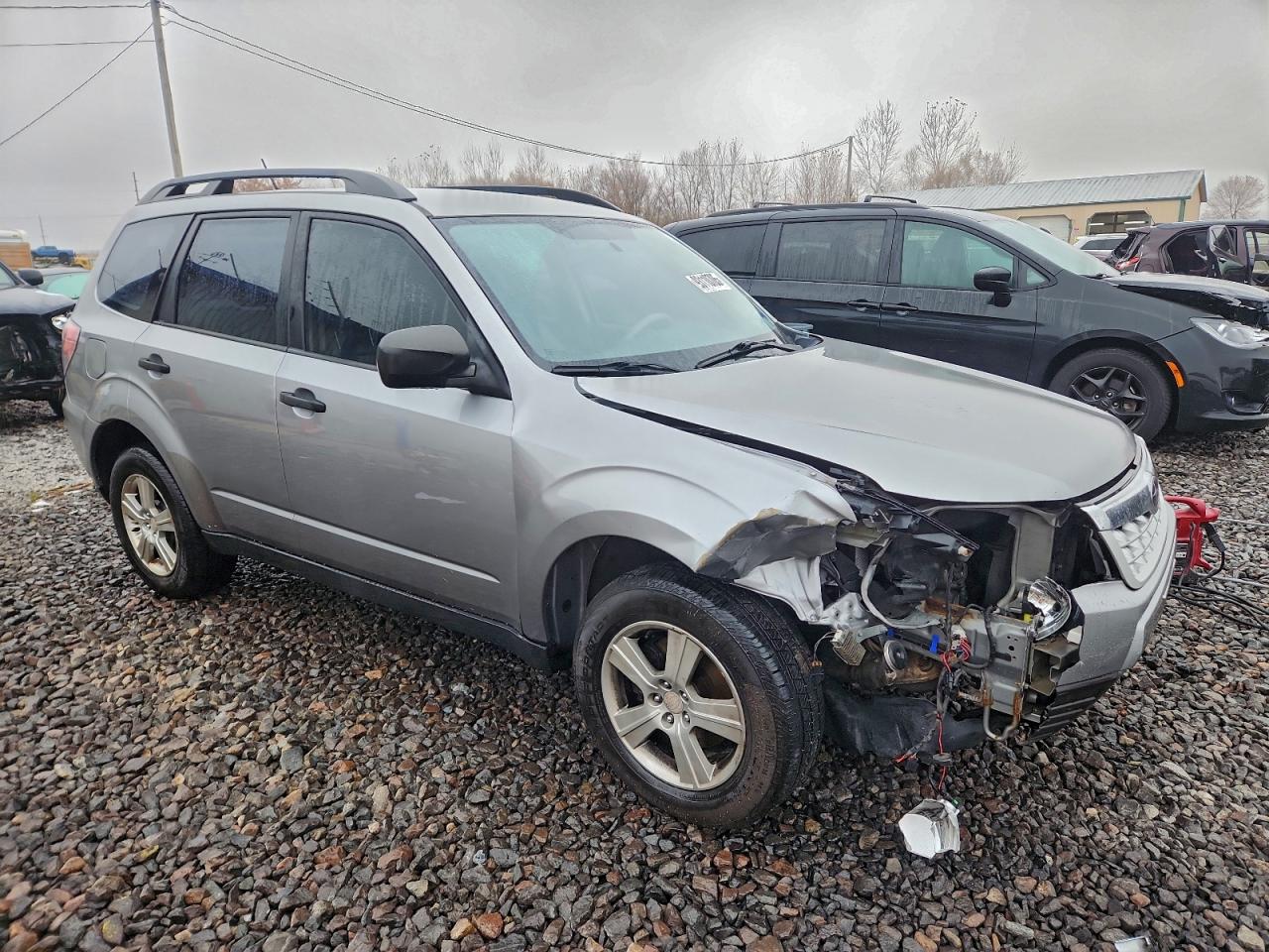 2011 Subaru Forester 2.5x Silver vin: JF2SHBBC0BH718660