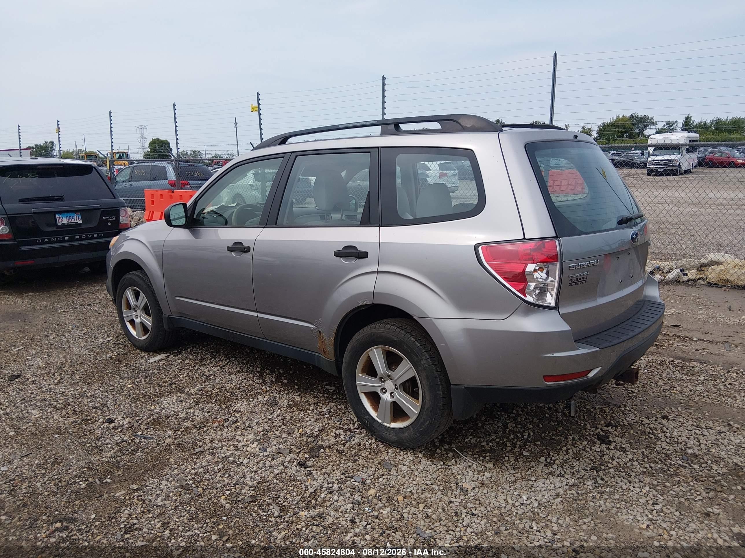 2011 Subaru Forester 2.5x Gray vin: JF2SHBBC0BH772251