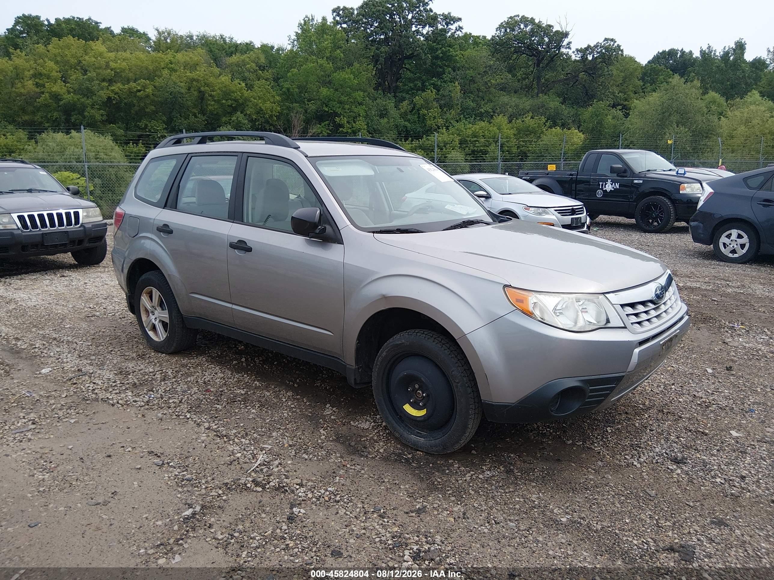 2011 Subaru Forester 2.5x Gray vin: JF2SHBBC0BH772251