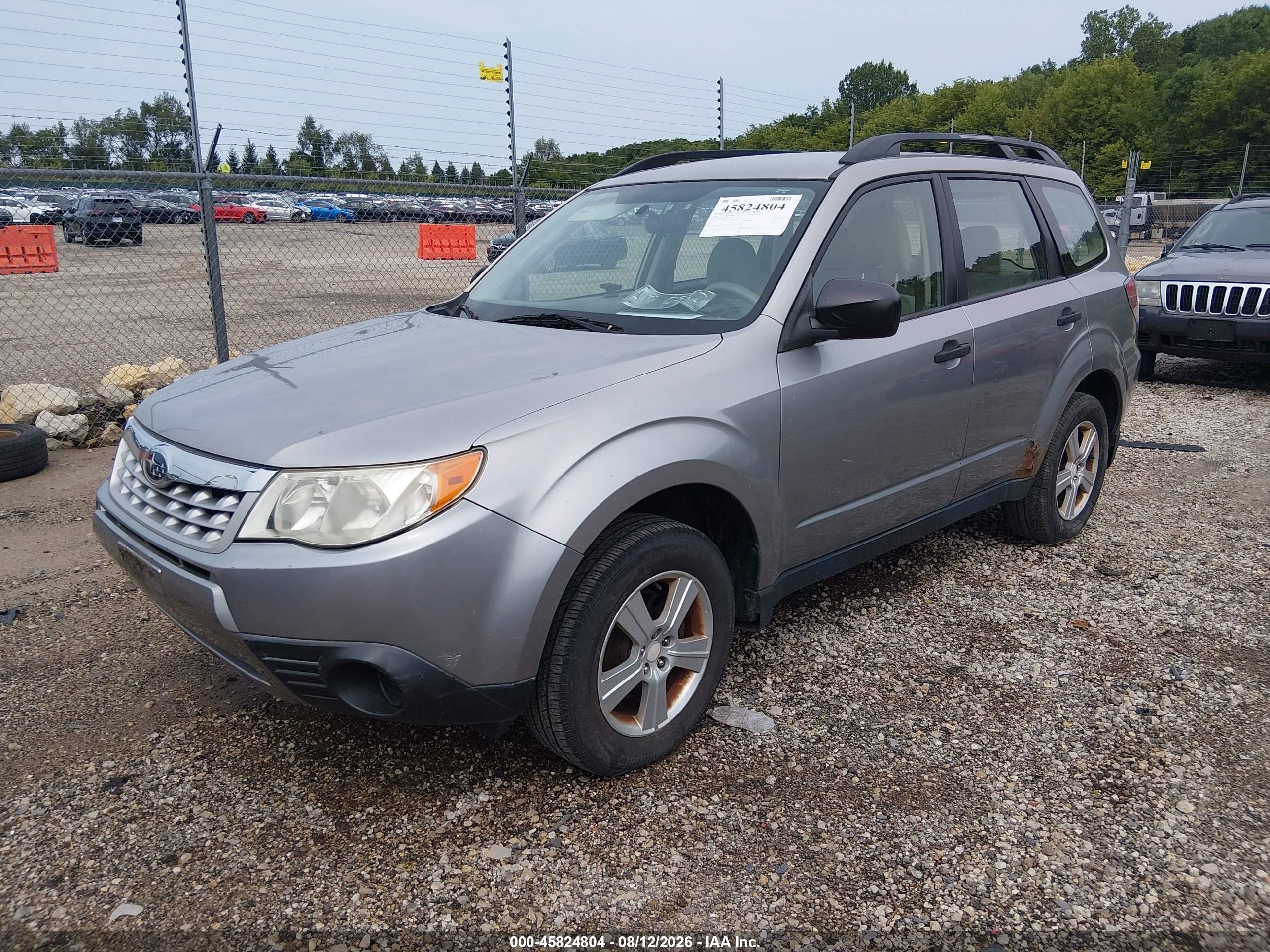 2011 Subaru Forester 2.5x Gray vin: JF2SHBBC0BH772251