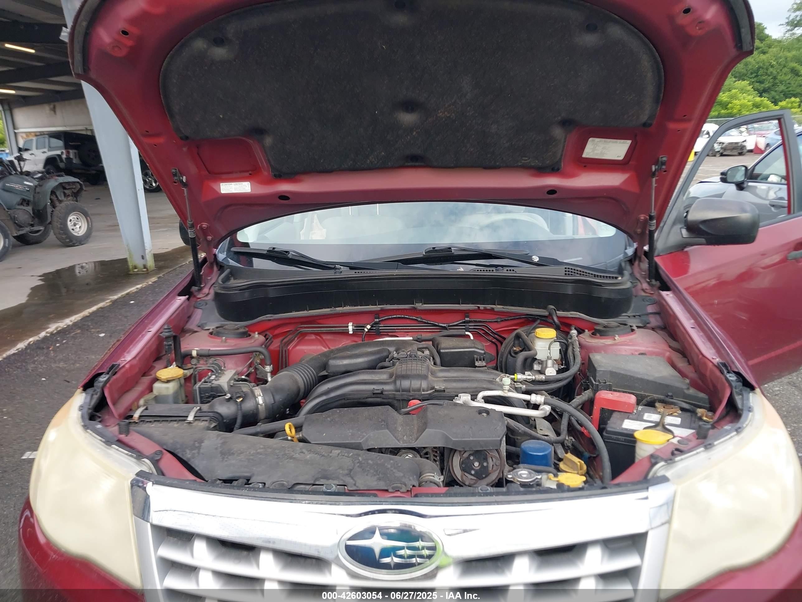 2012 Subaru Forester 2.5x Red vin: JF2SHBBC1CH402783