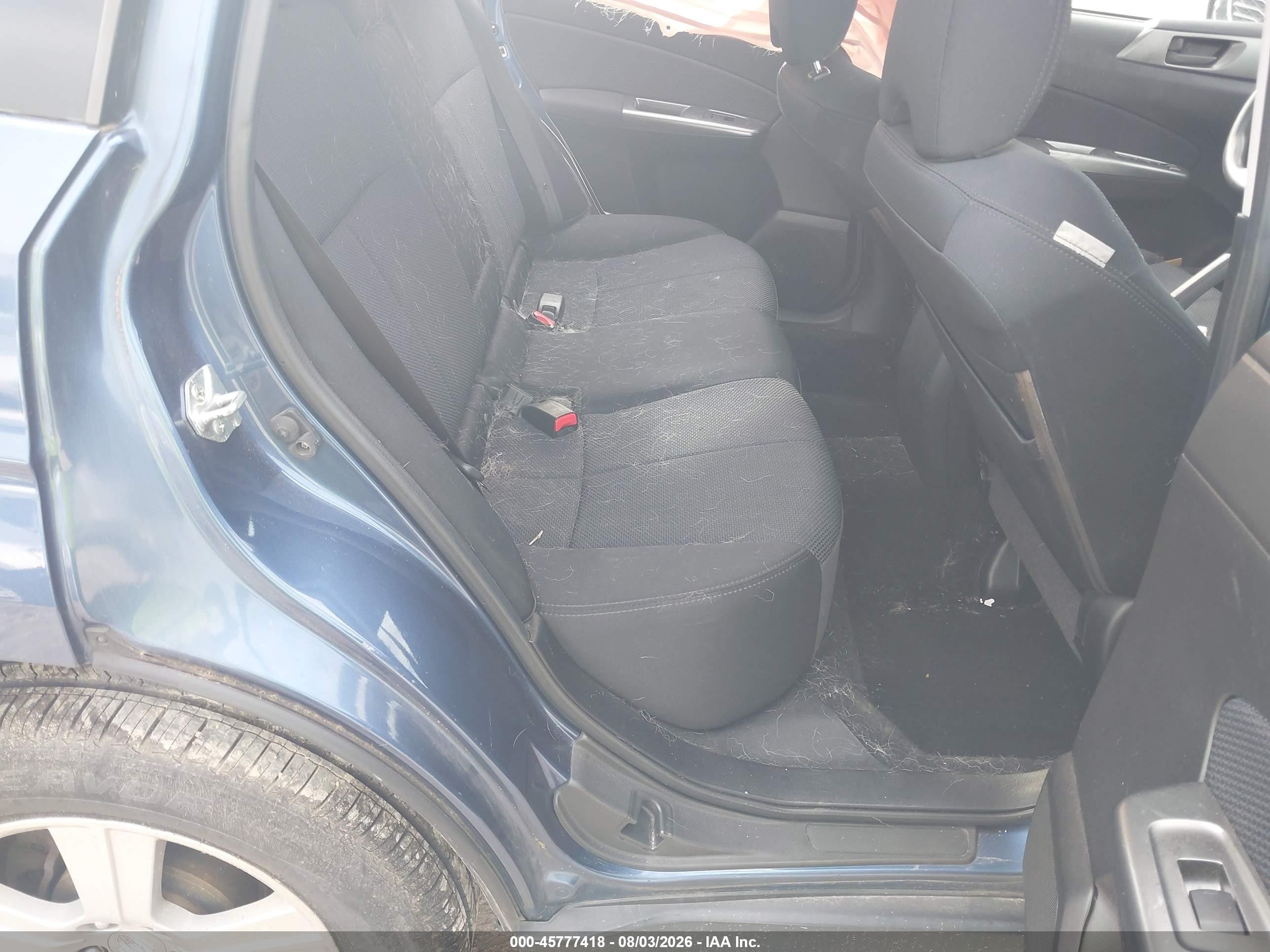 2012 Subaru Forester 2.5x Blue vin: JF2SHBBC1CH428820