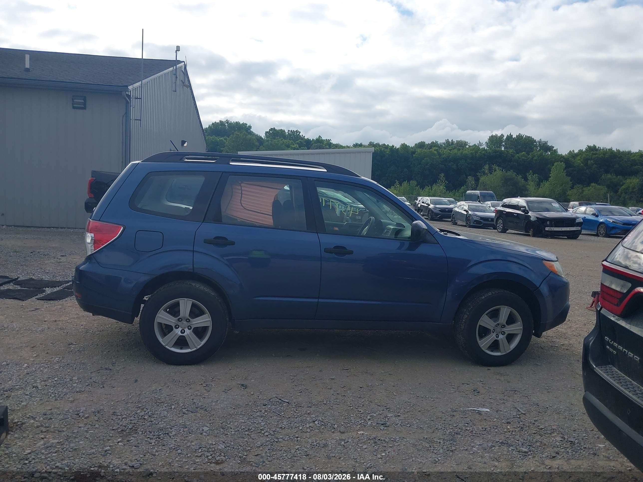 2012 Subaru Forester 2.5x Blue vin: JF2SHBBC1CH428820