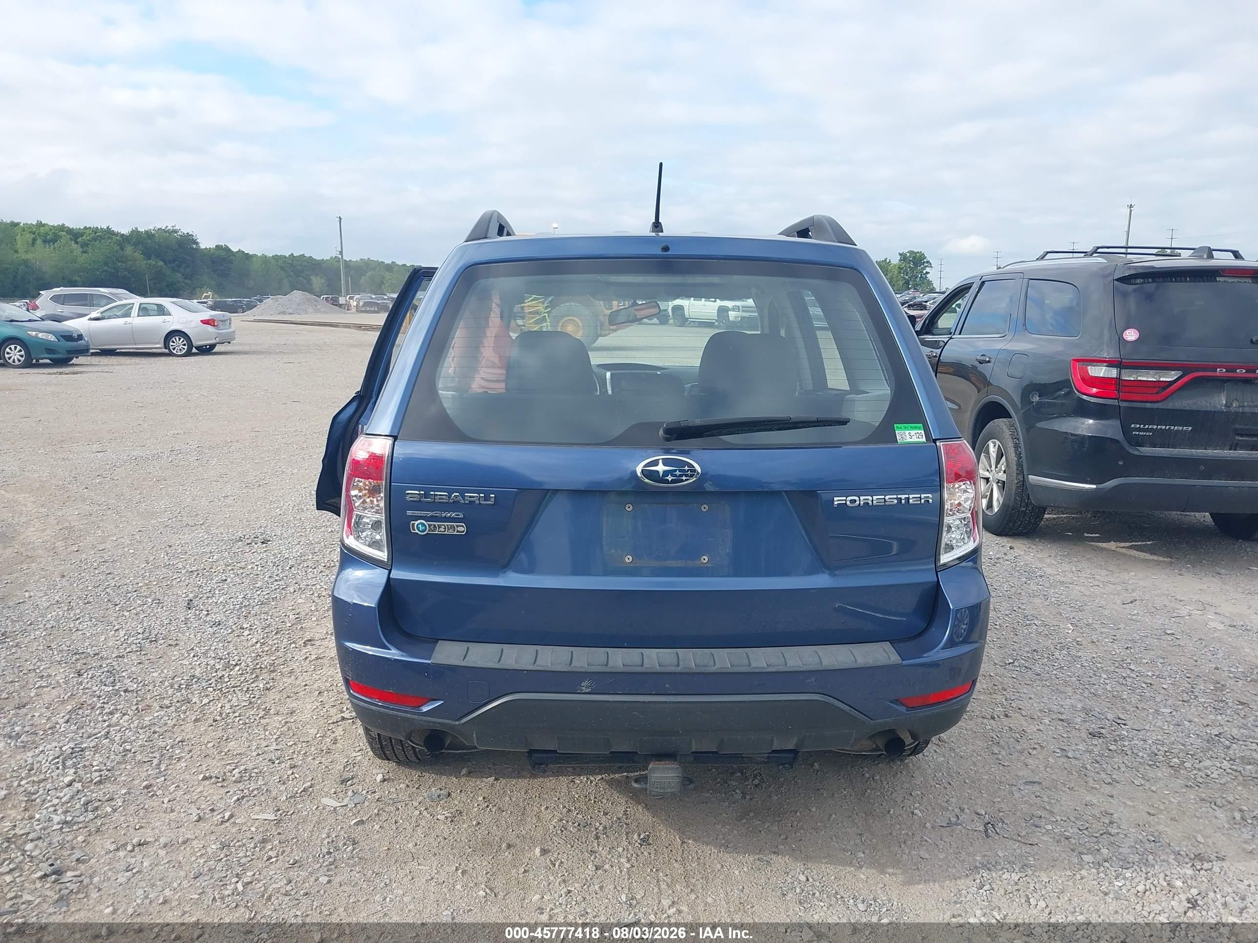 2012 Subaru Forester 2.5x Blue vin: JF2SHBBC1CH428820