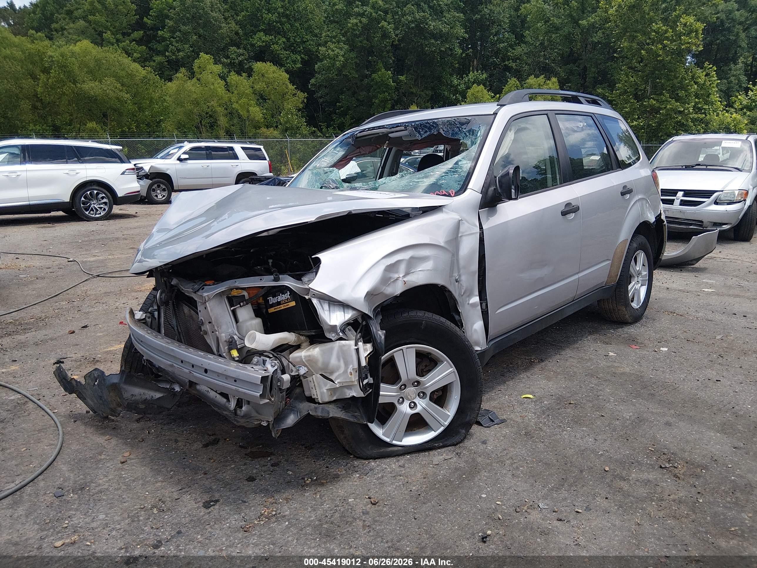 2011 Subaru Forester 2.5x Silver vin: JF2SHBBC2BH723746
