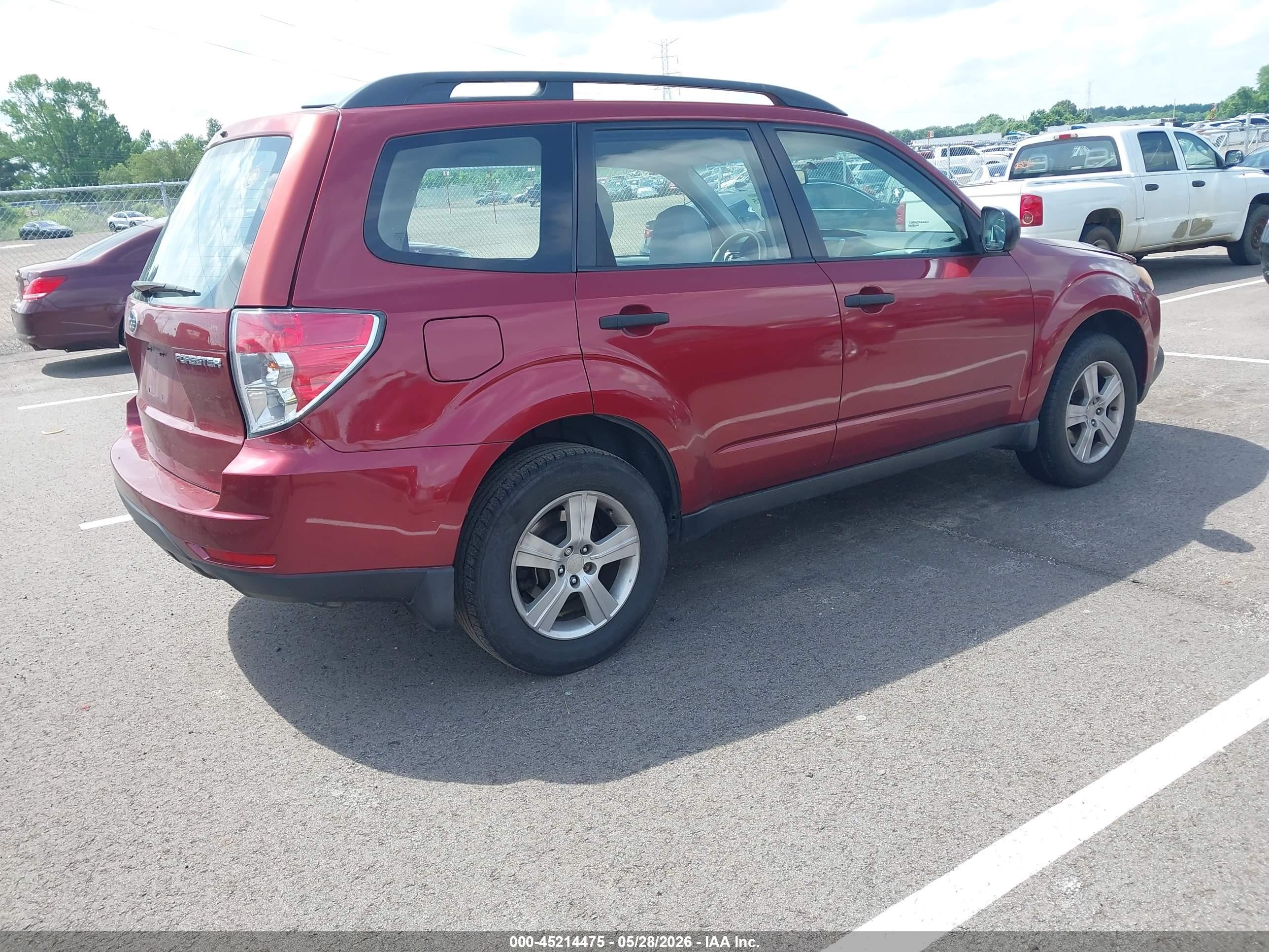 2011 Subaru Forester 2.5x Red vin: JF2SHBBC2BH763826