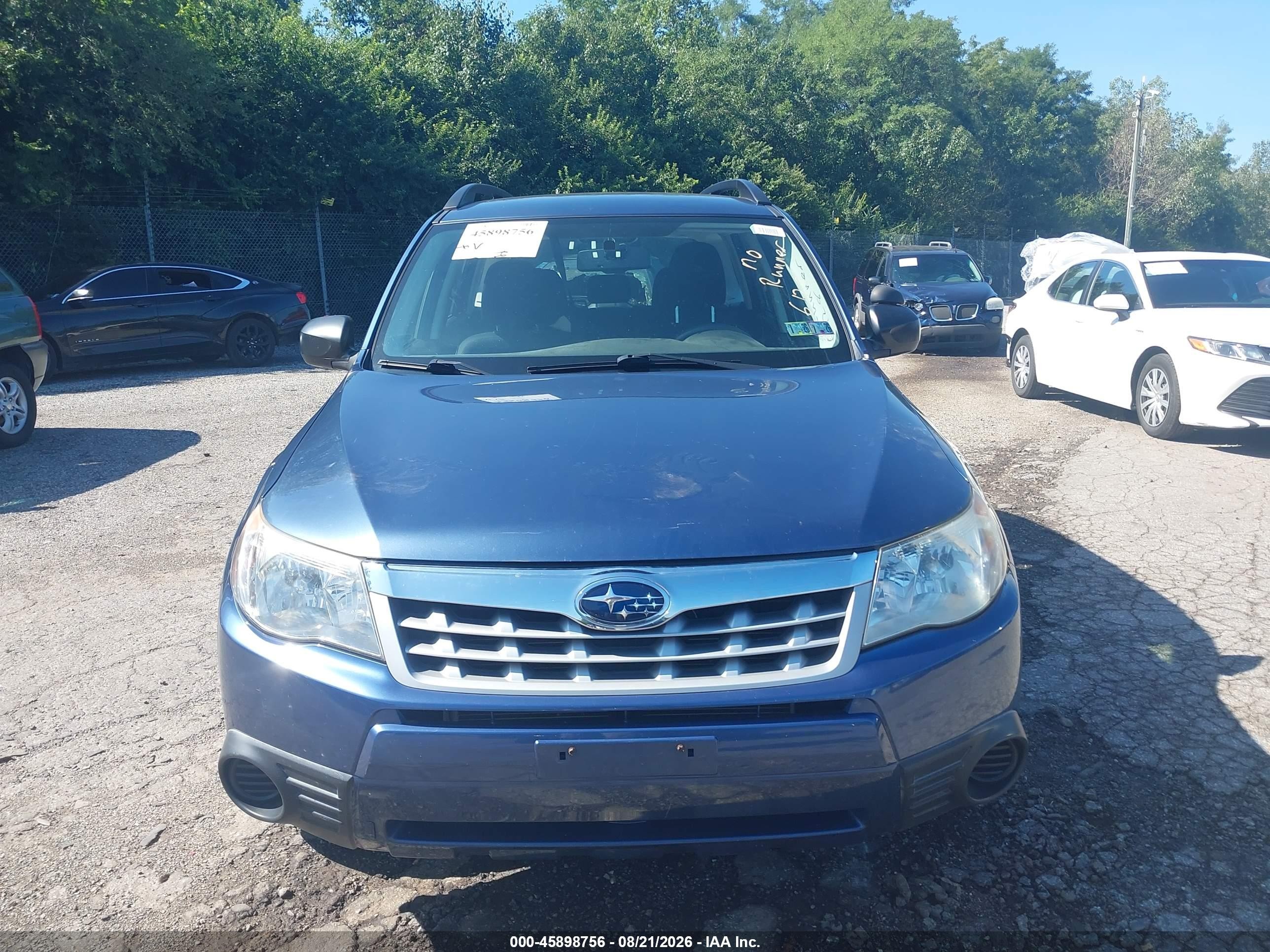 2011 Subaru Forester 2.5x Blue vin: JF2SHBBC2BH767634