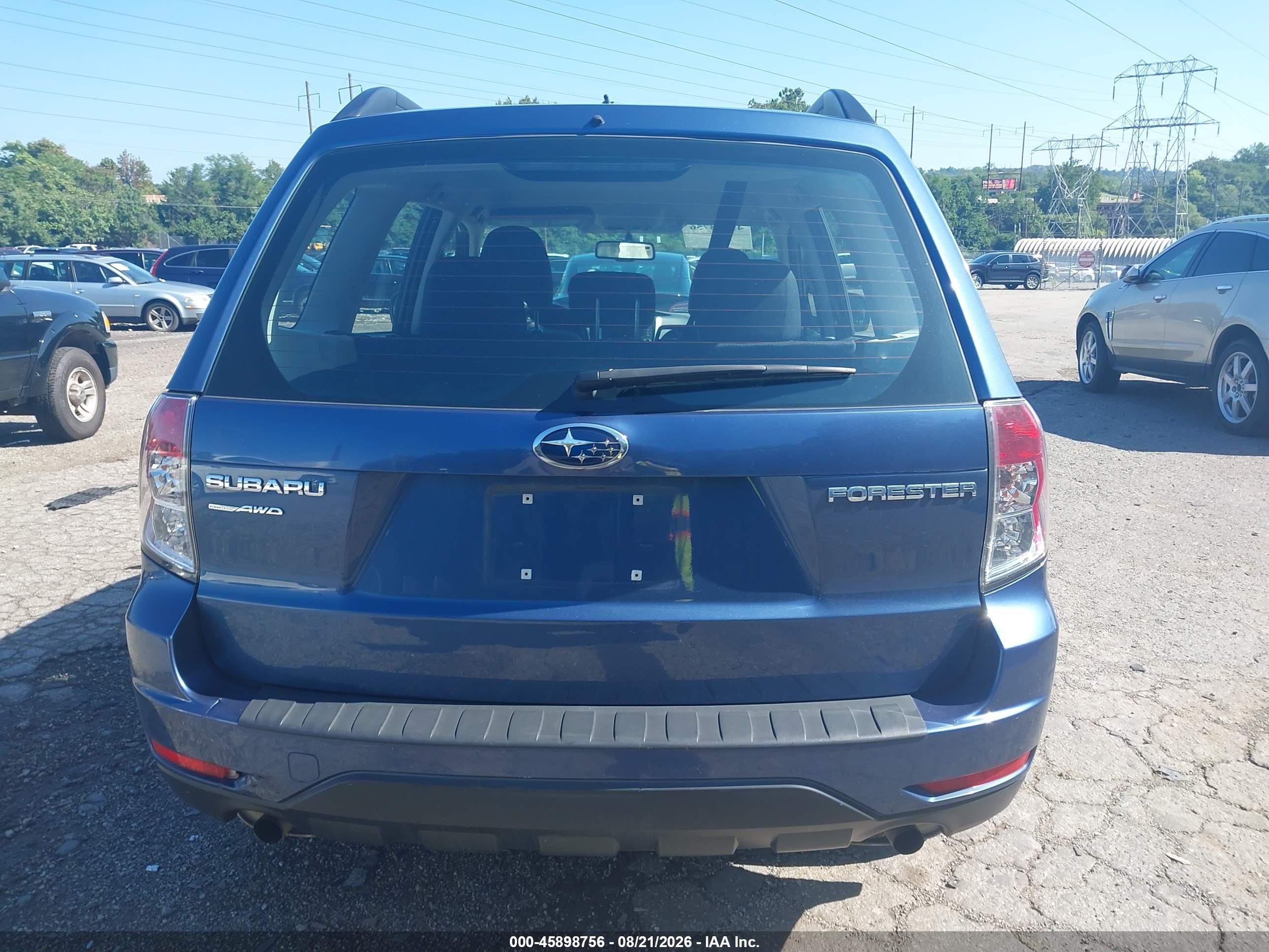 2011 Subaru Forester 2.5x Blue vin: JF2SHBBC2BH767634