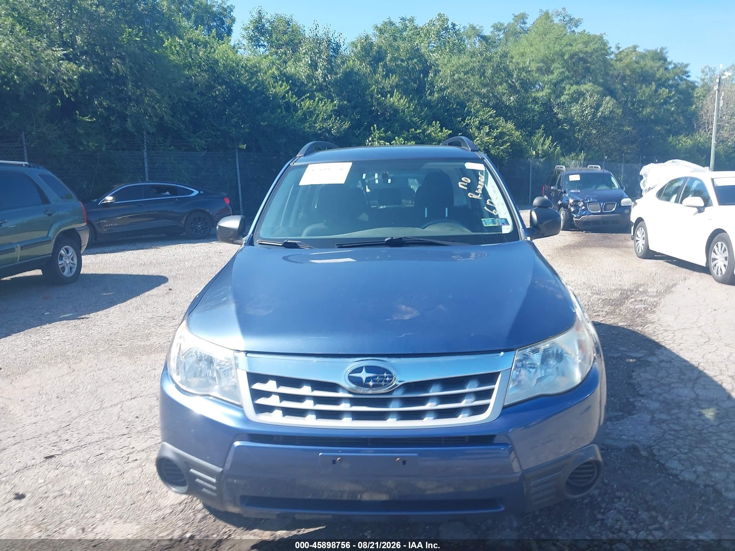 2011 Subaru Forester 2.5x Blue vin: JF2SHBBC2BH767634