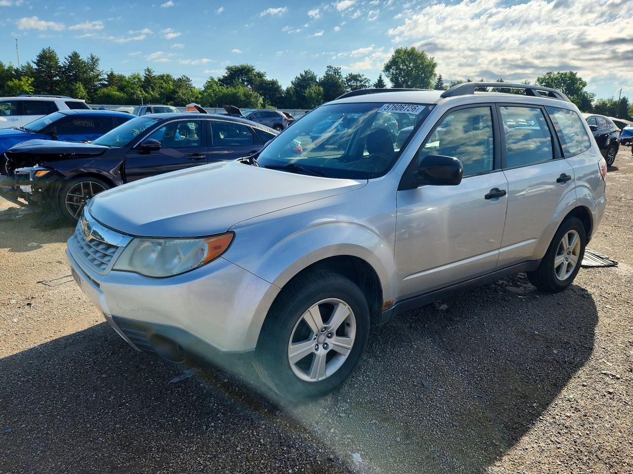 2011 Subaru Forester 2.5x Серебряный vin: JF2SHBBC3BH777170