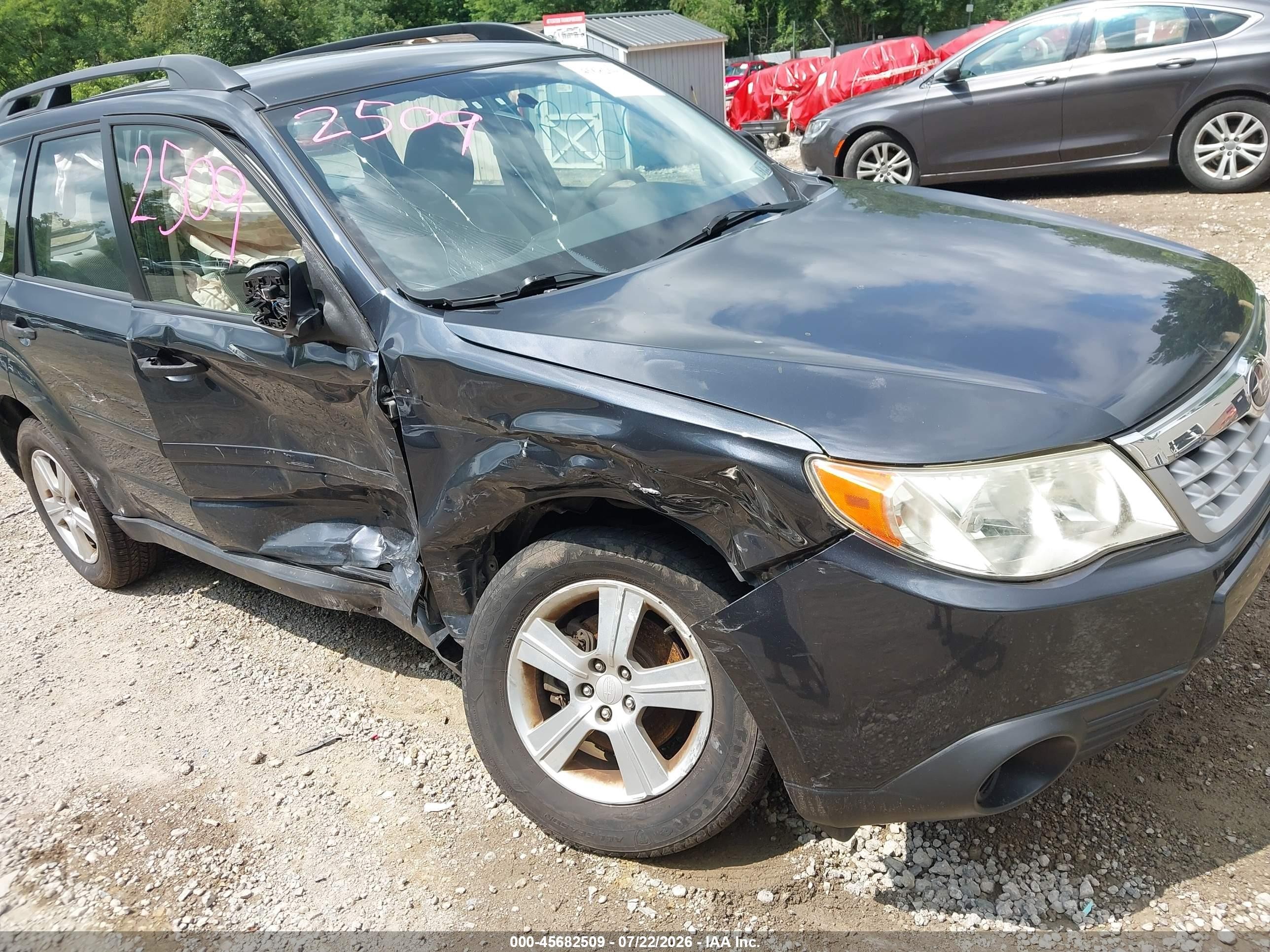 2012 Subaru Forester 2.5x Черный vin: JF2SHBBC3CH460782