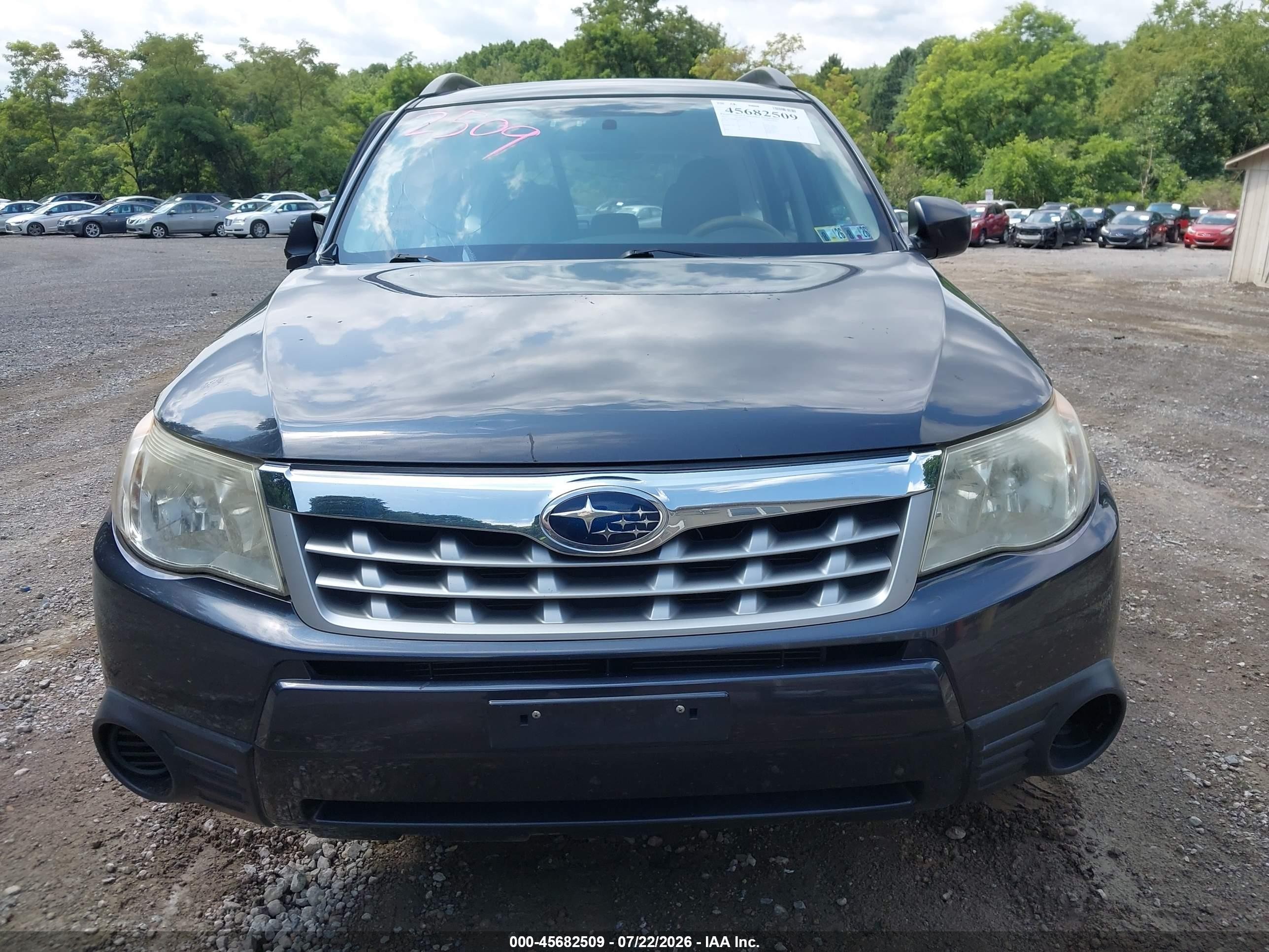 2012 Subaru Forester 2.5x Черный vin: JF2SHBBC3CH460782
