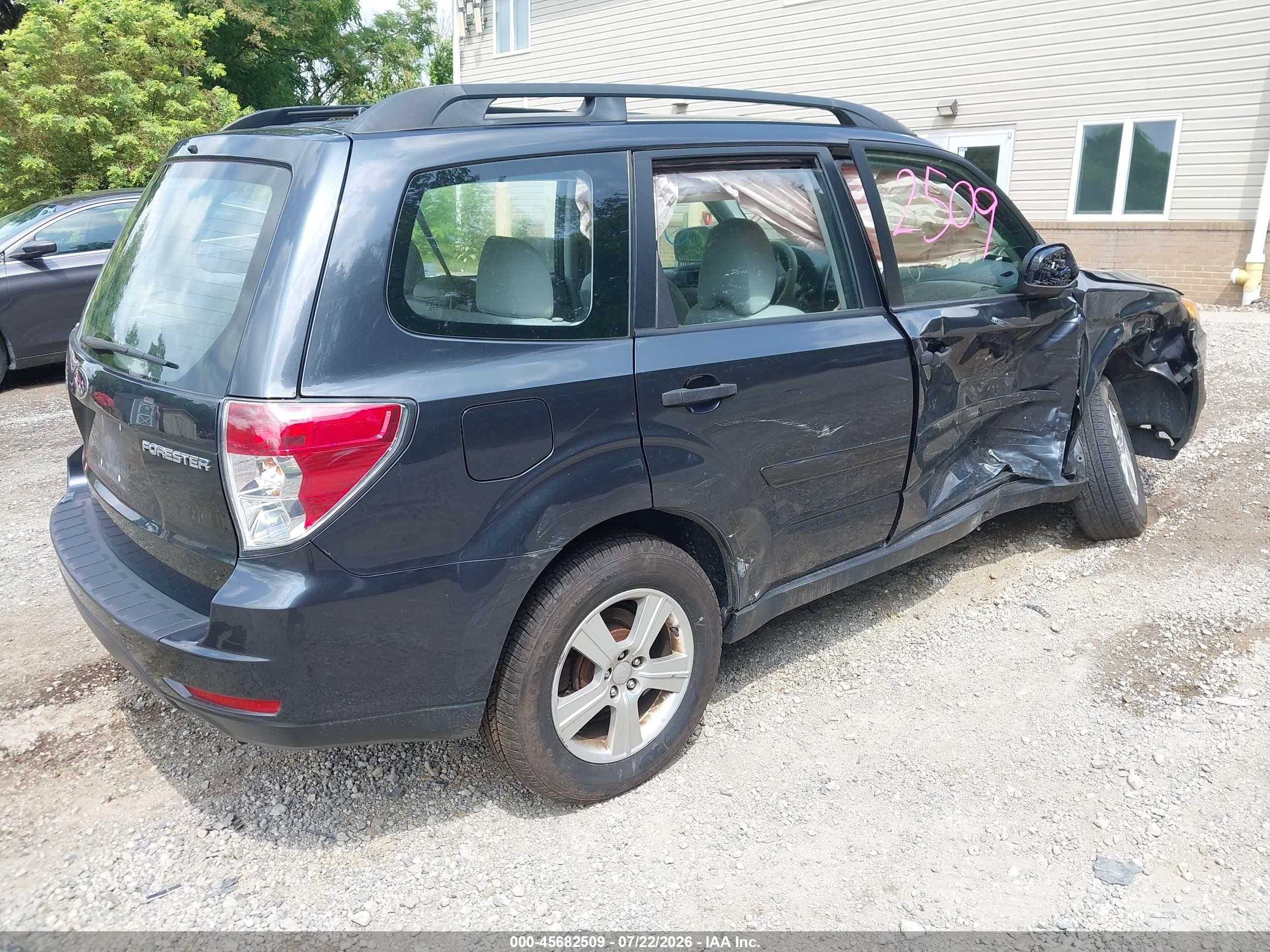 2012 Subaru Forester 2.5x Черный vin: JF2SHBBC3CH460782