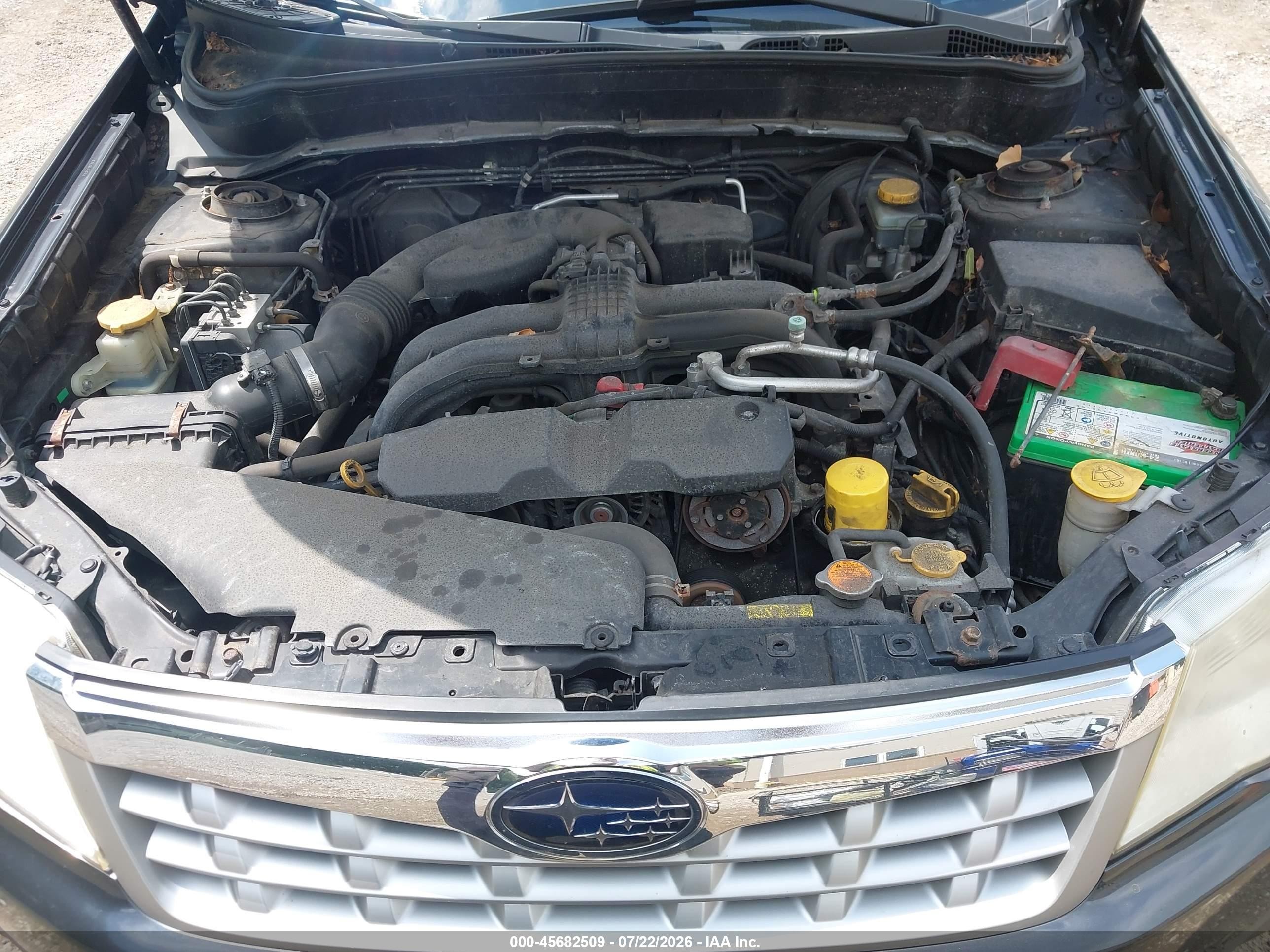 2012 Subaru Forester 2.5x Черный vin: JF2SHBBC3CH460782