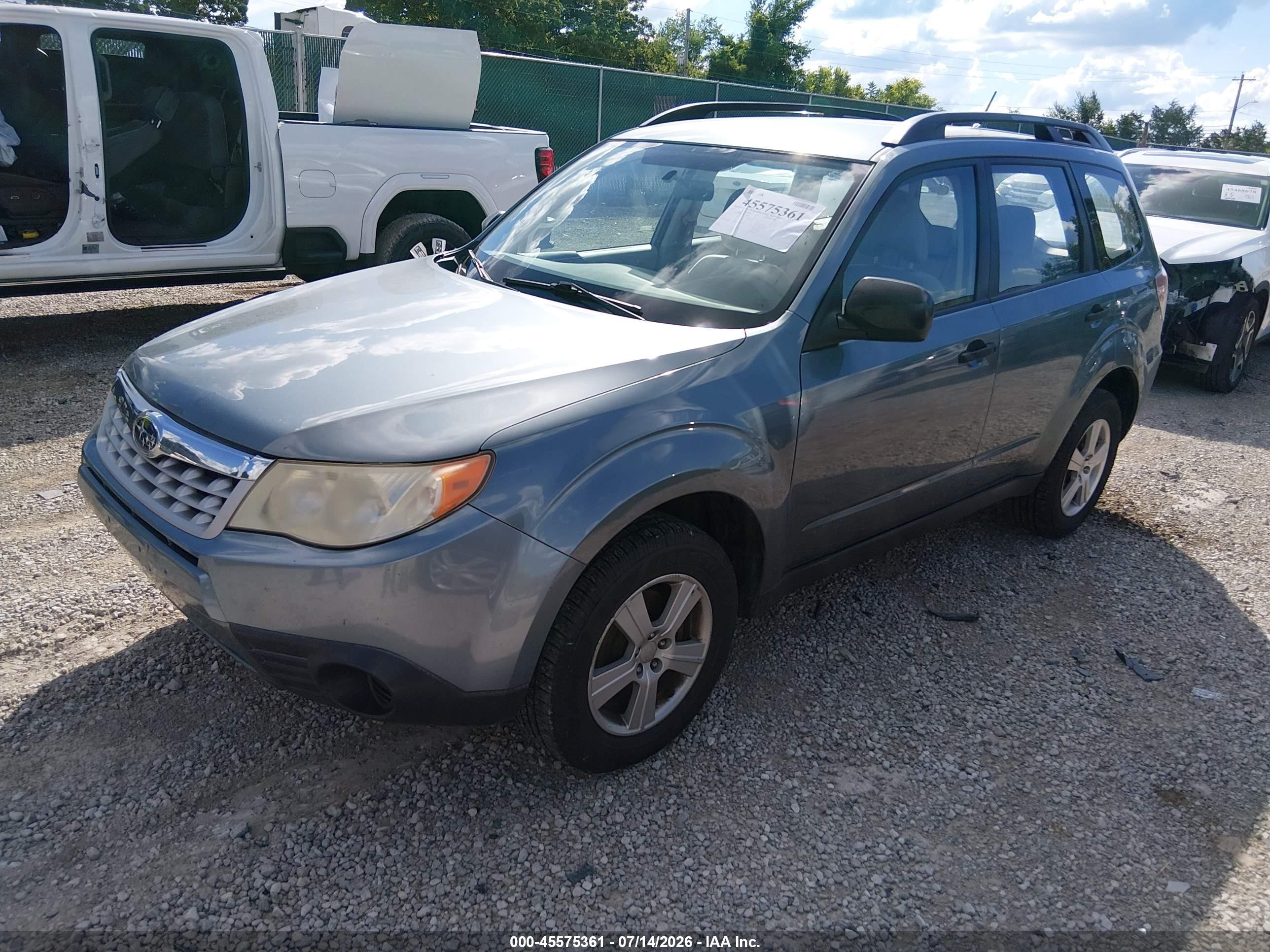 2011 Subaru Forester 2.5x Light Blue vin: JF2SHBBC4BH719634