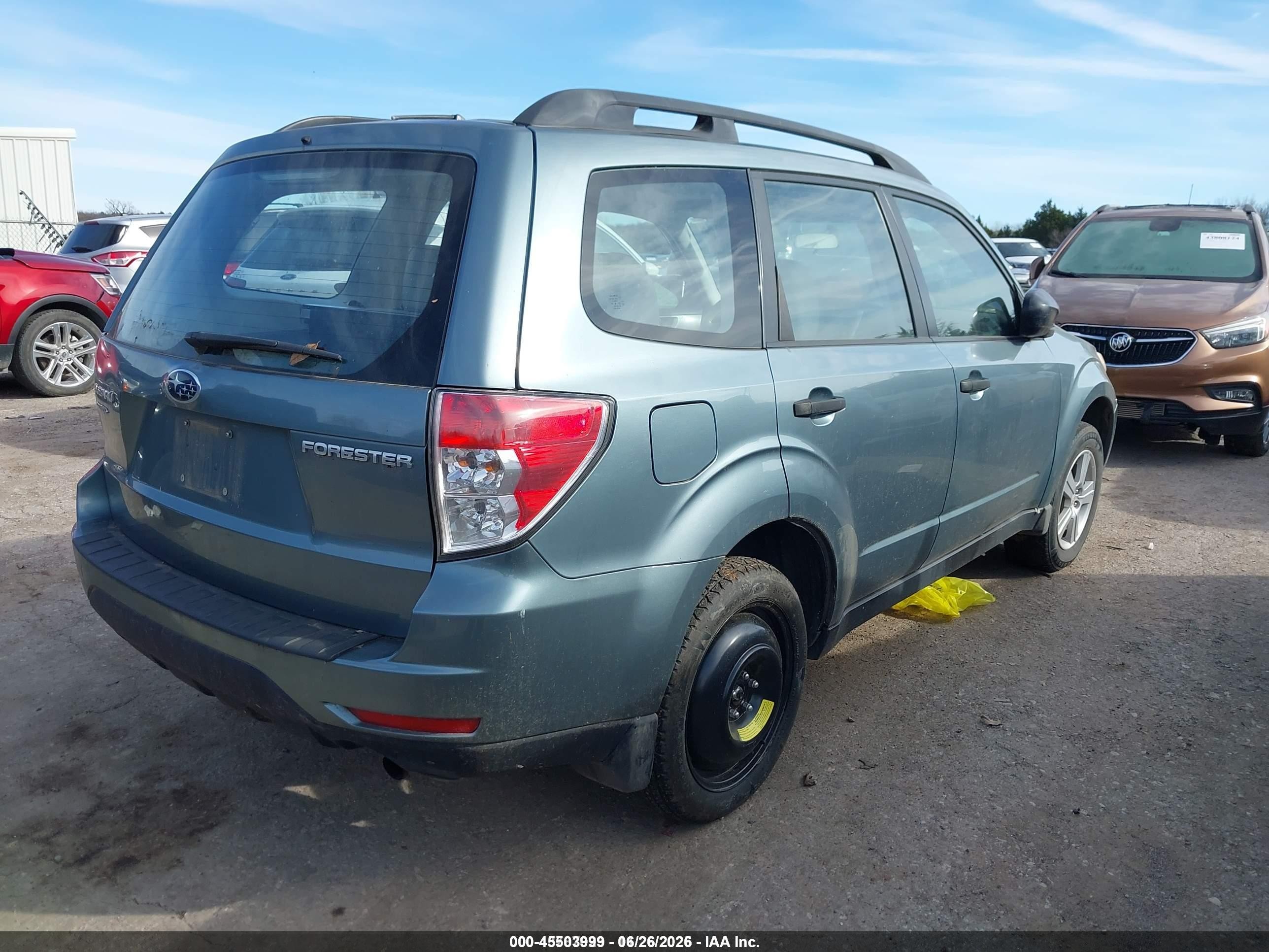 2011 Subaru Forester 2.5x Blue vin: JF2SHBBC4BH766131