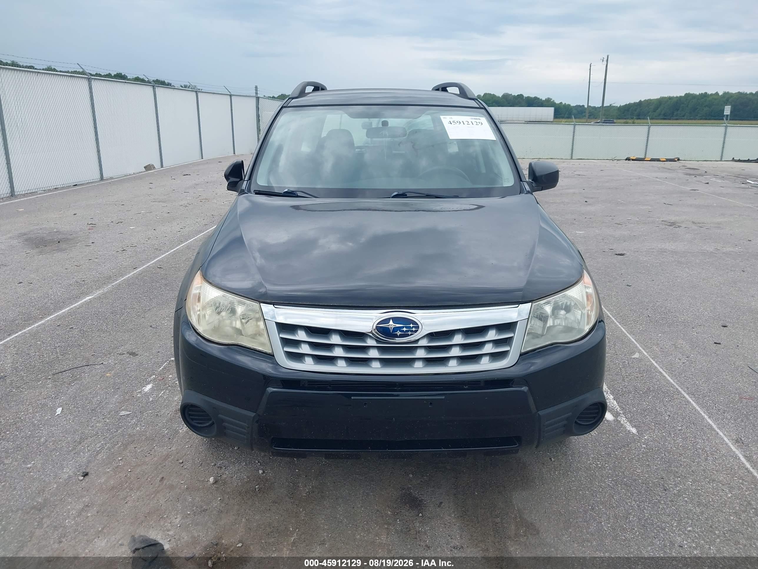 2012 Subaru Forester 2.5x Black vin: JF2SHBBC4CH412451