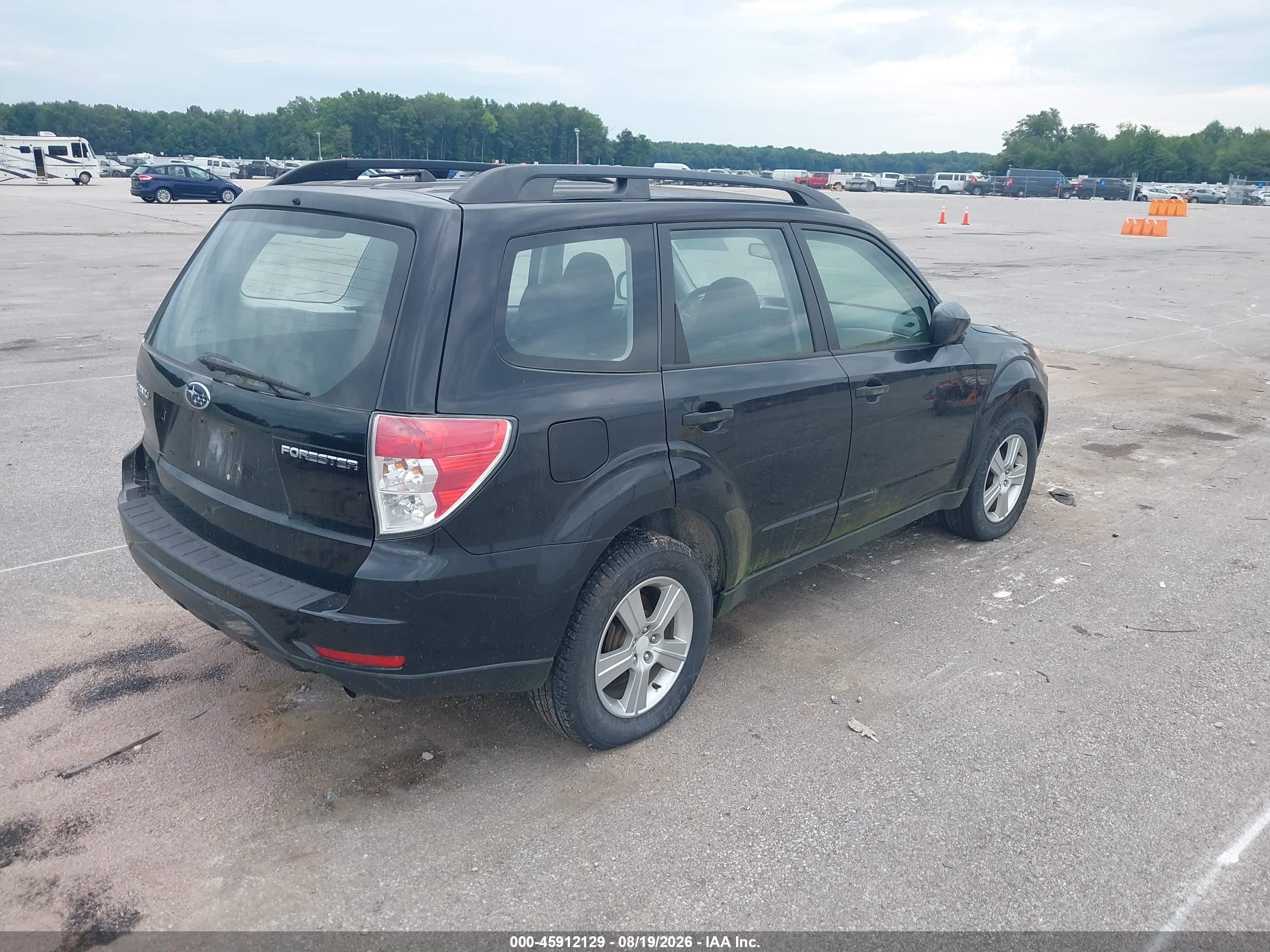 2012 Subaru Forester 2.5x Black vin: JF2SHBBC4CH412451