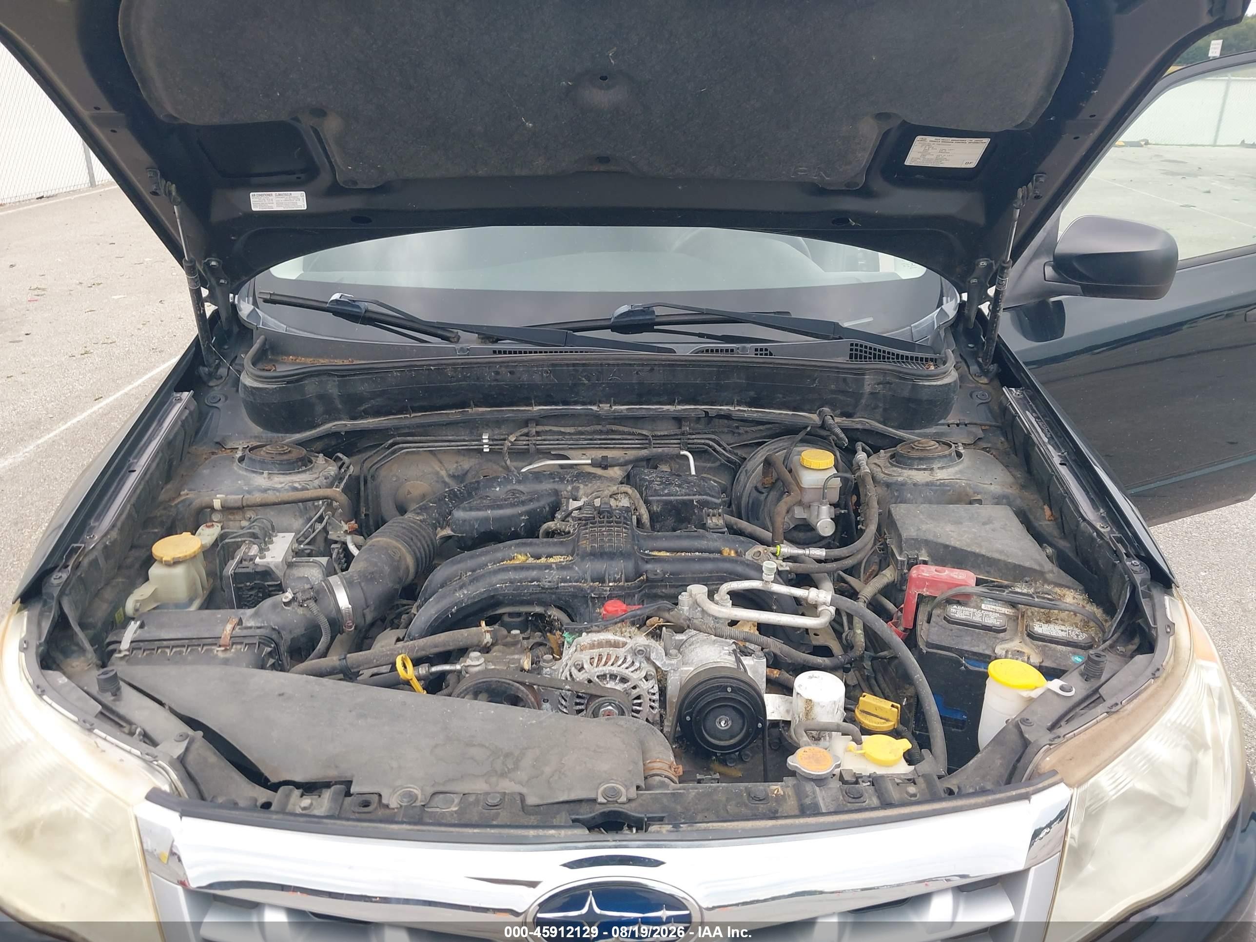 2012 Subaru Forester 2.5x Black vin: JF2SHBBC4CH412451