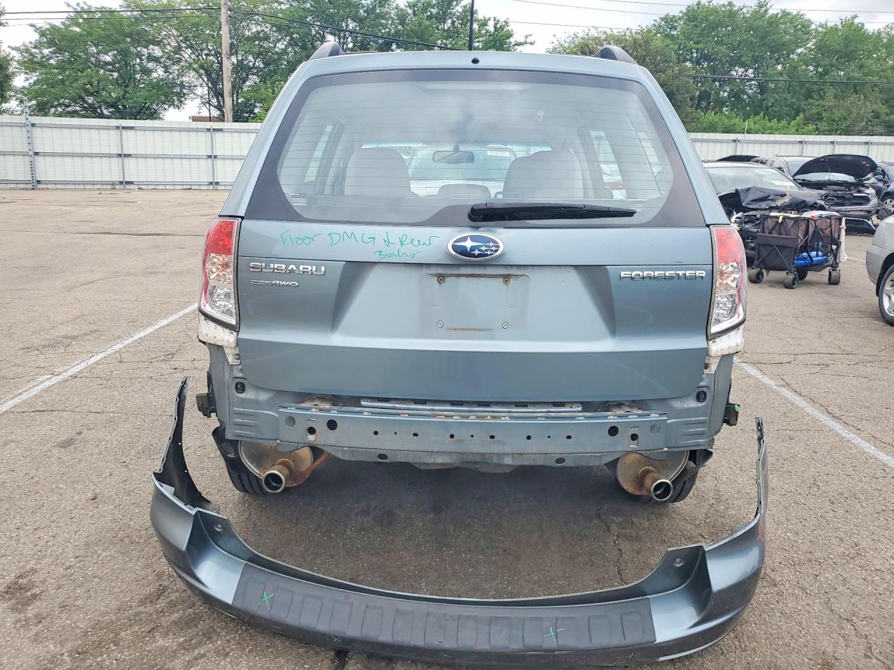 2012 Subaru Forester 2.5x Teal vin: JF2SHBBC4CH432814