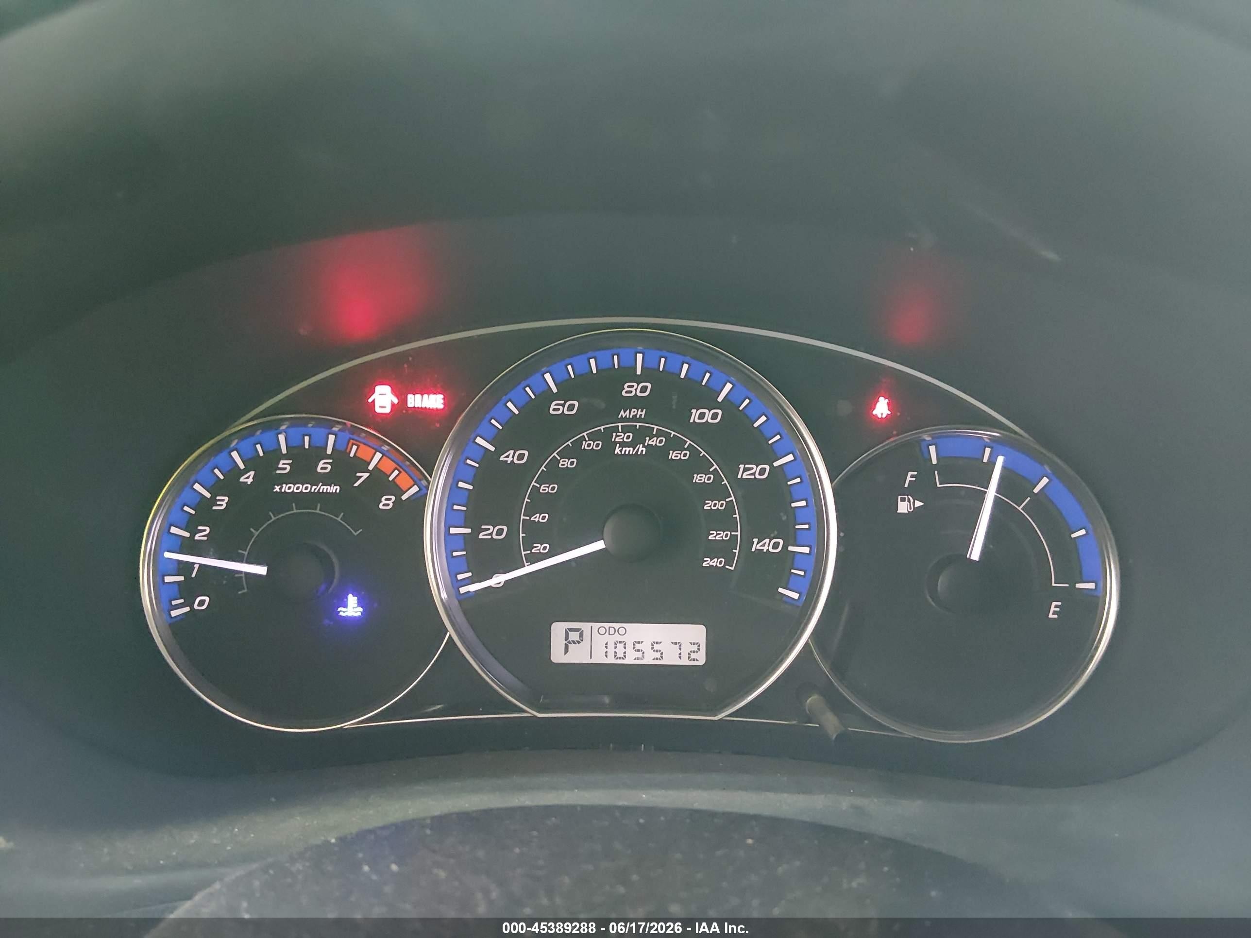 2012 Subaru Forester 2.5x Blue vin: JF2SHBBC4CH449600